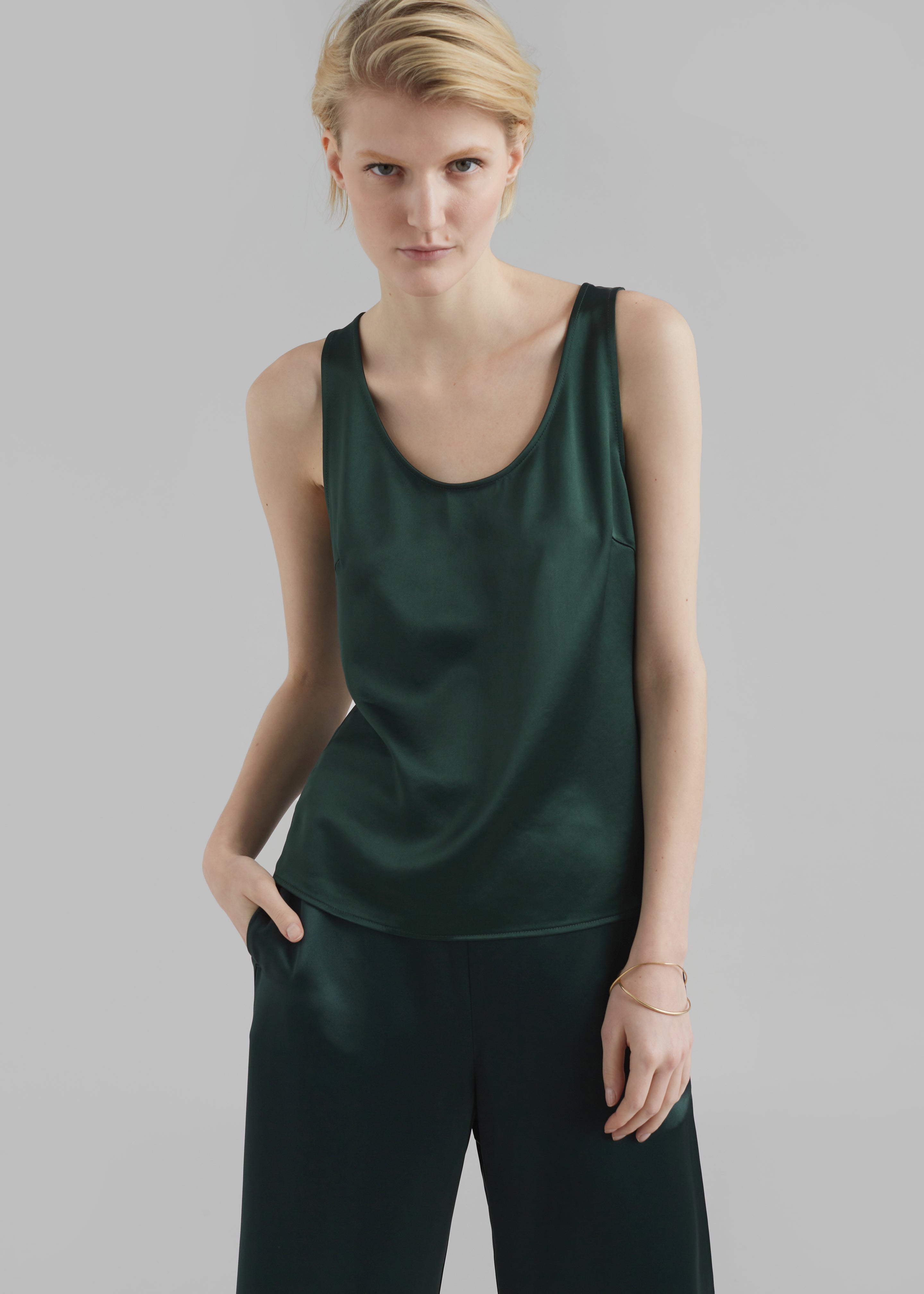 By Malene Birger Jacie Tank Top - Sycamore - 1