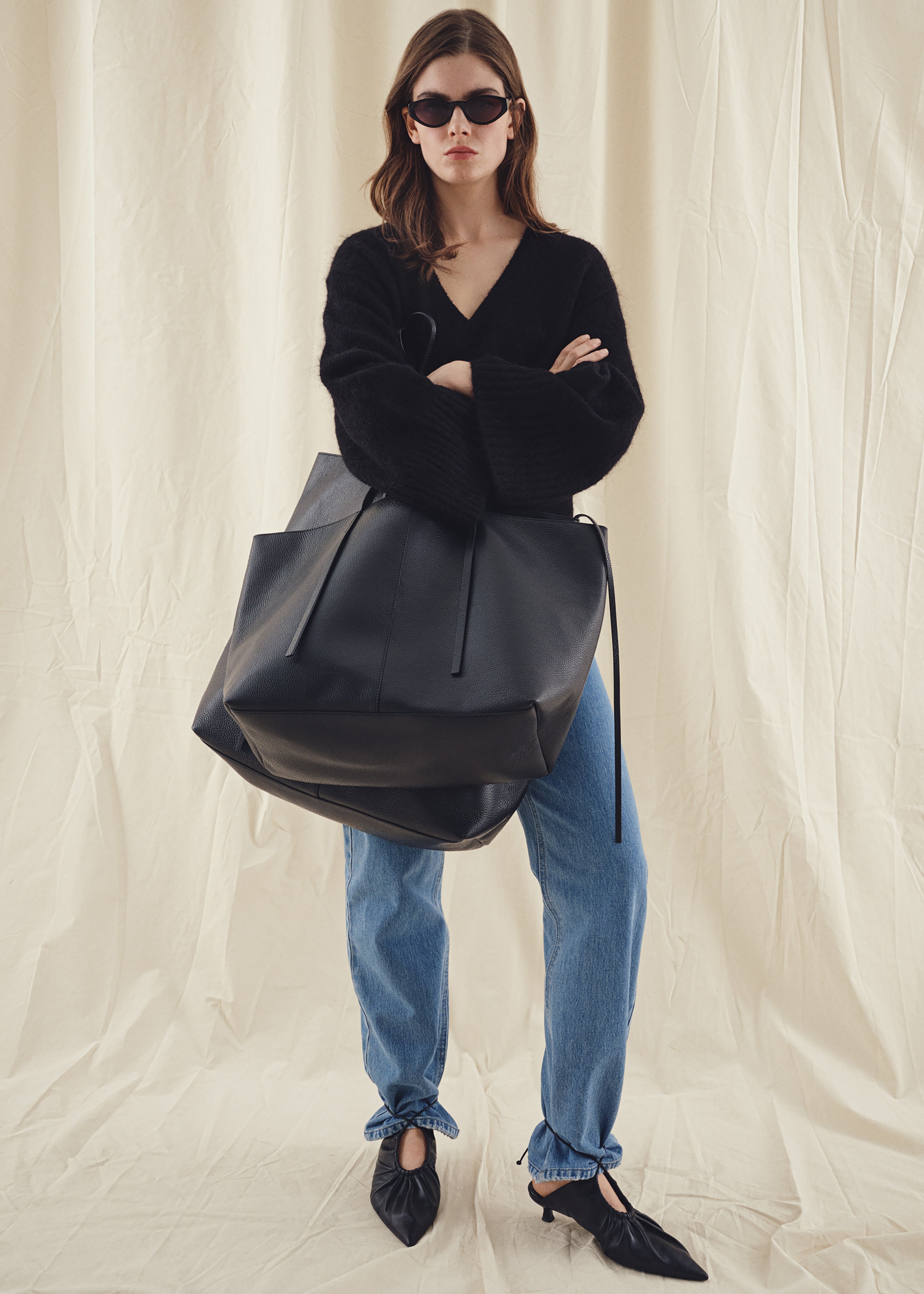 By Malene Birger Masey Leather Mules - Black – Frankie Shop Europe