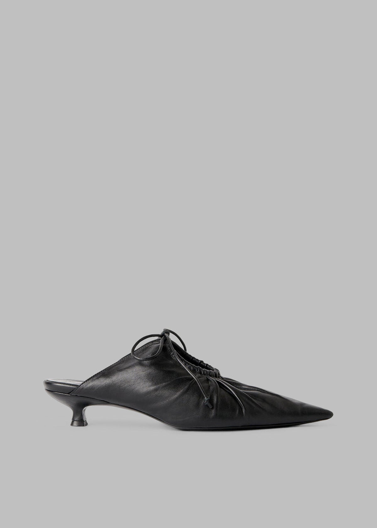 By Malene Birger Masey Leather Mules - Black - 7
