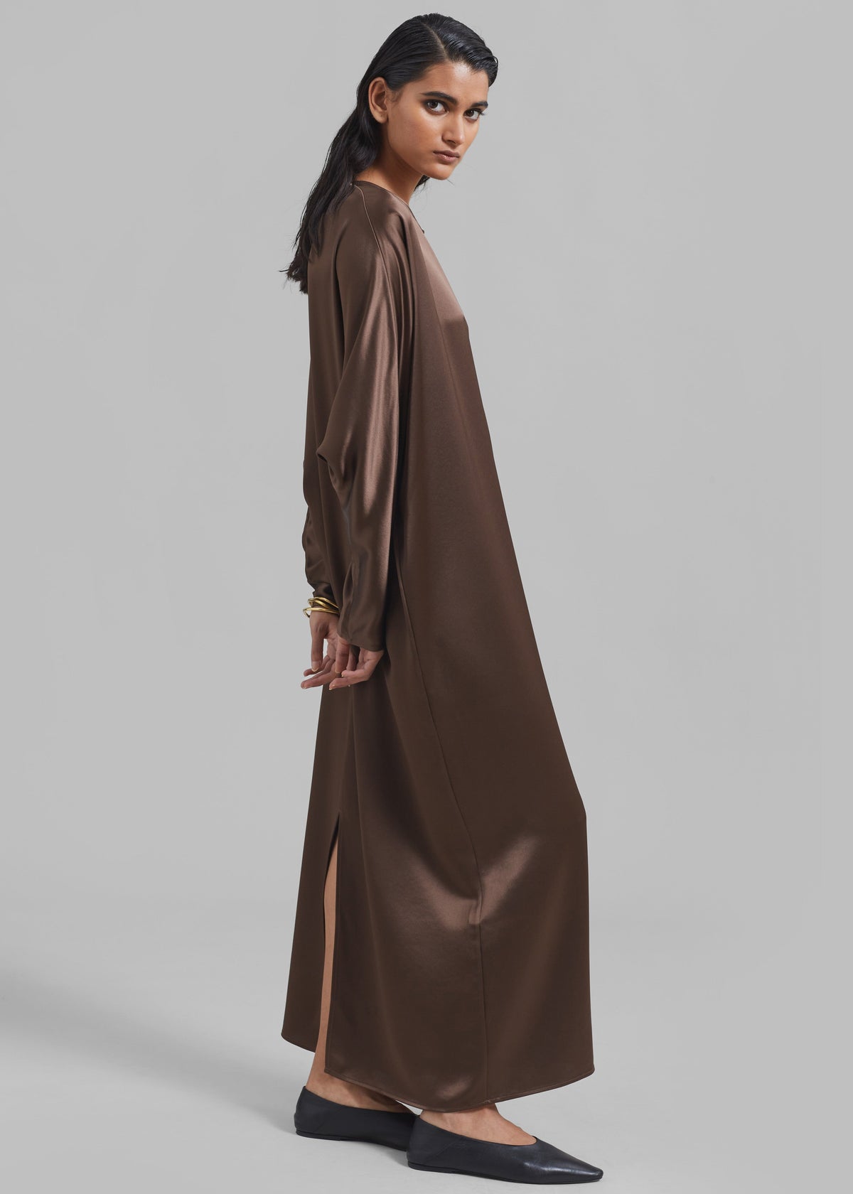 By Malene Birger Odelle Maxi Dress - Warm Brown - 3