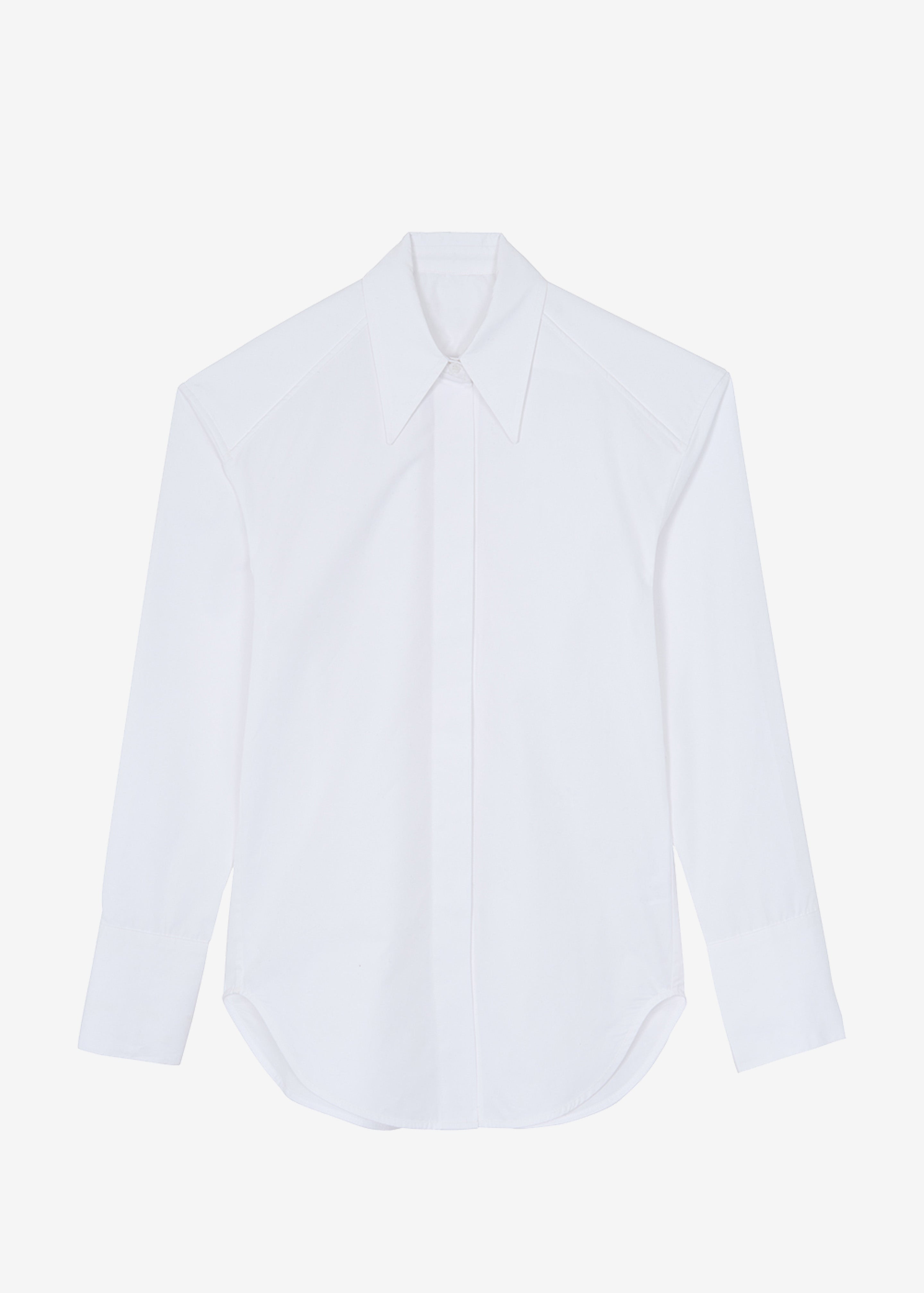 Bec Padded Shirt - White - 14