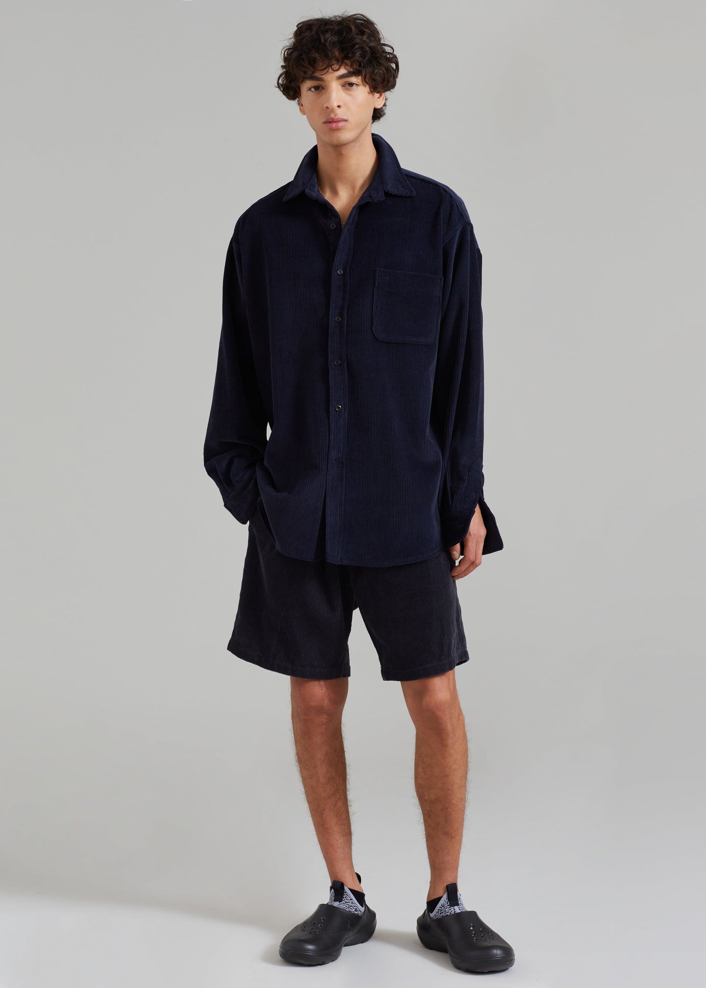Camden Corduroy Shirt - Navy