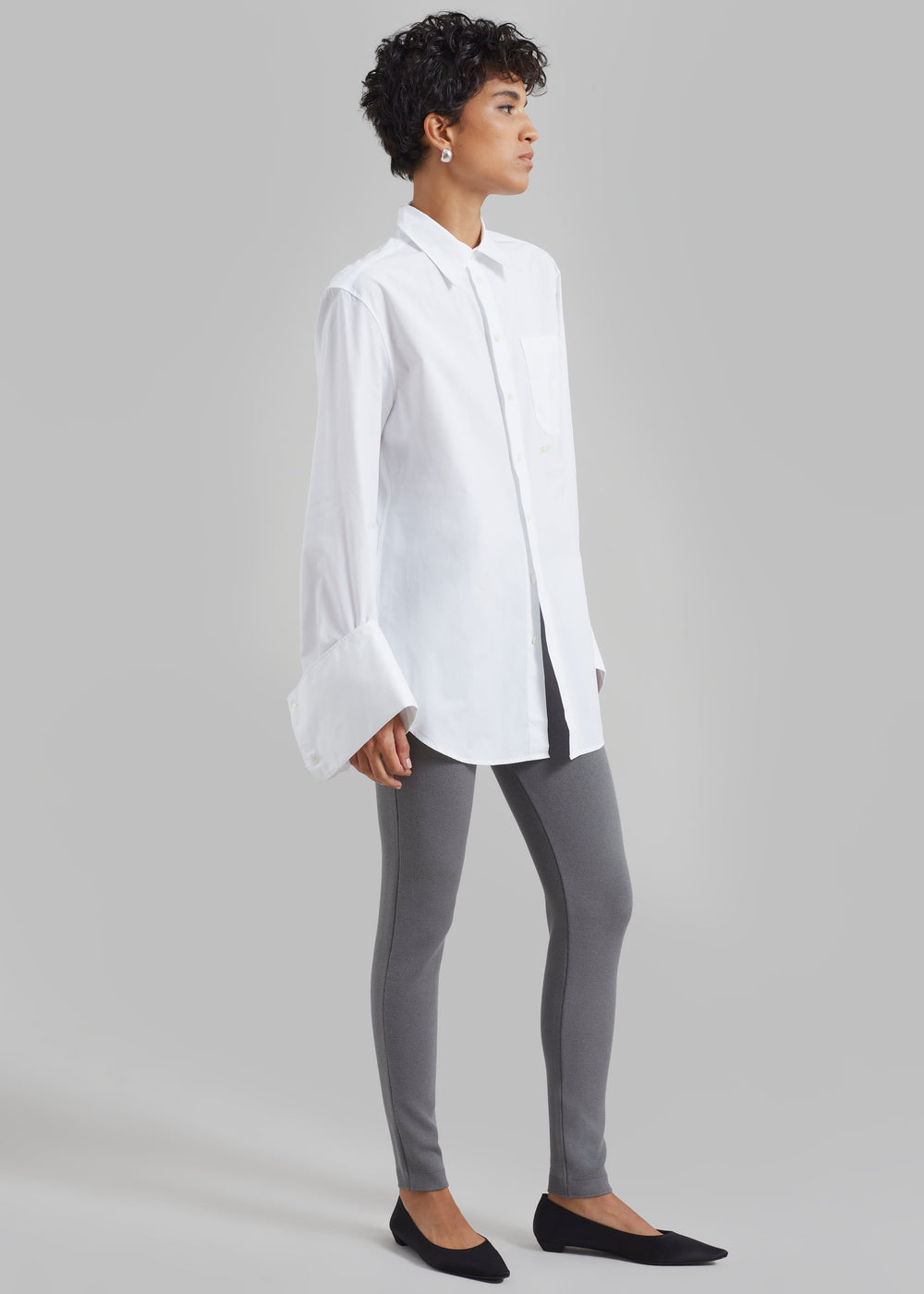 Cara Knit Leggings - Grey - 1