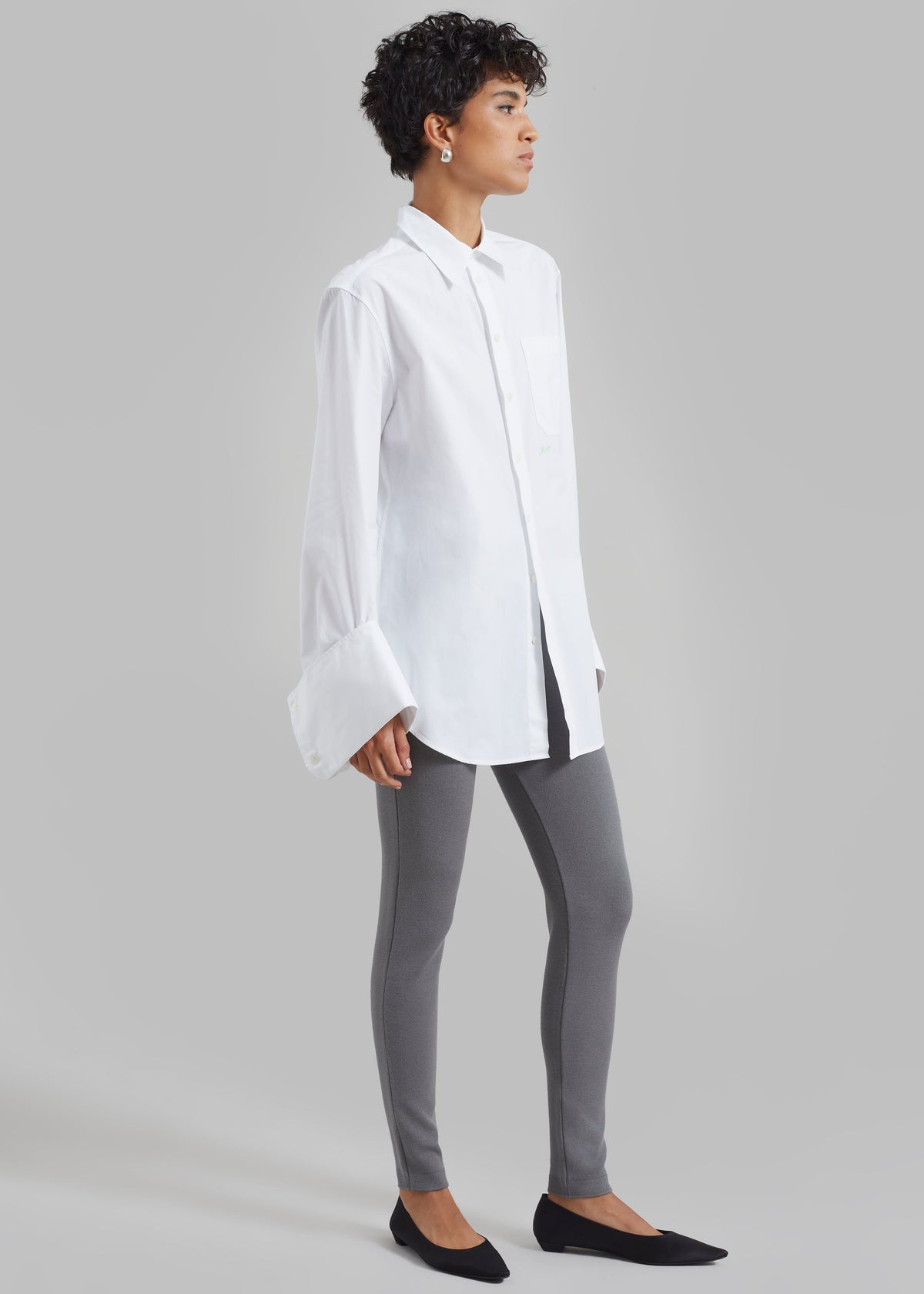 Cara Knit Leggings - Grey - 2