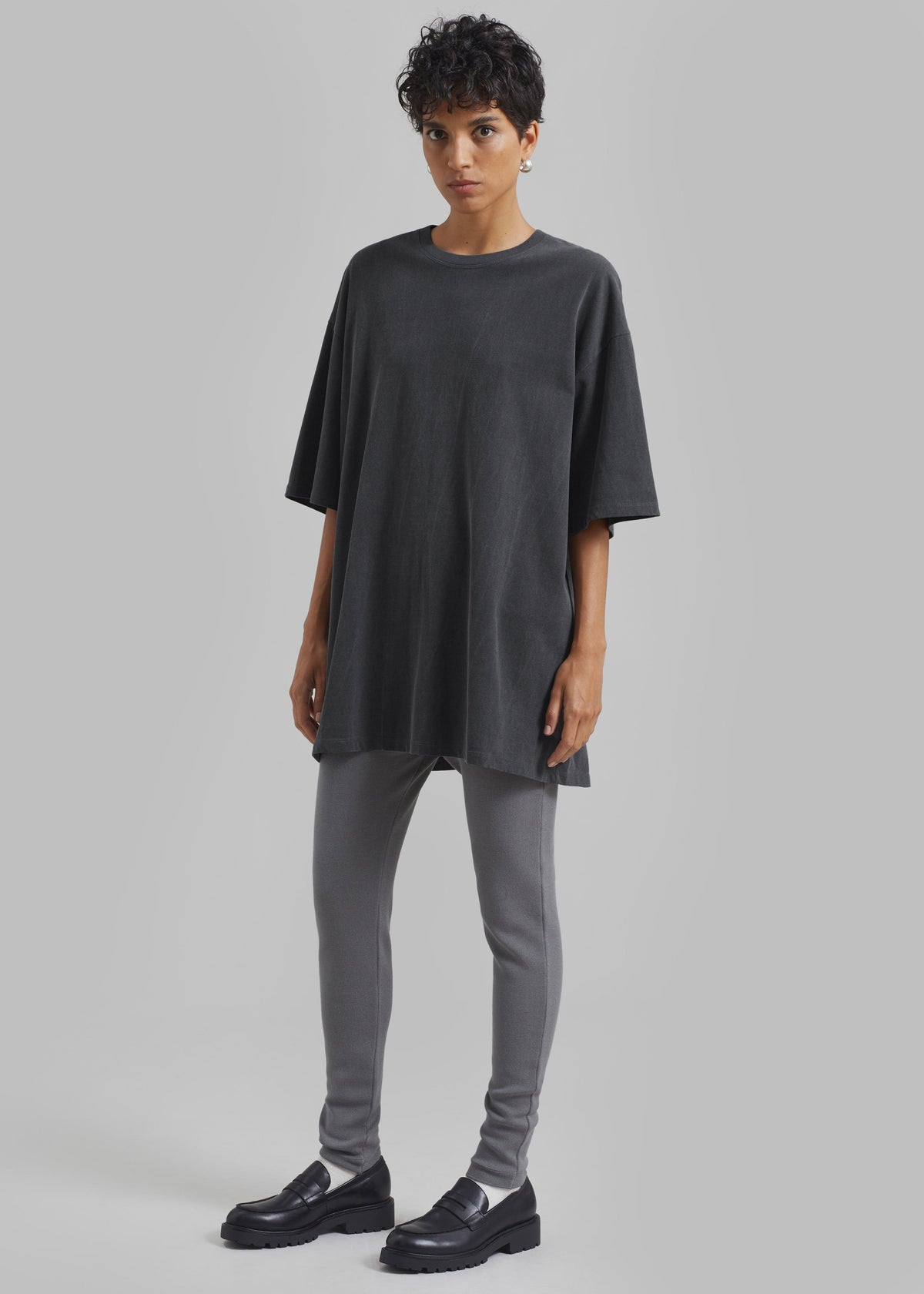 Cara Knit Leggings - Grey - 7
