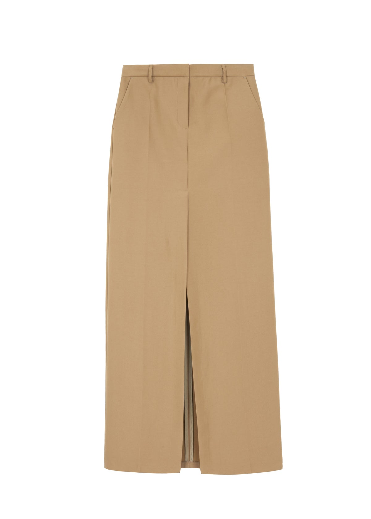 Carley Long Skirt - Camel - 10