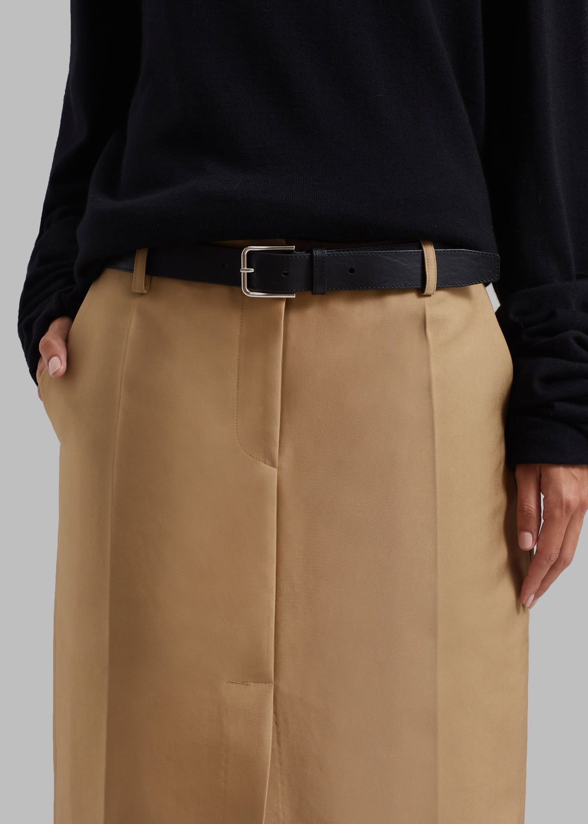 Carley Long Skirt - Camel - 3