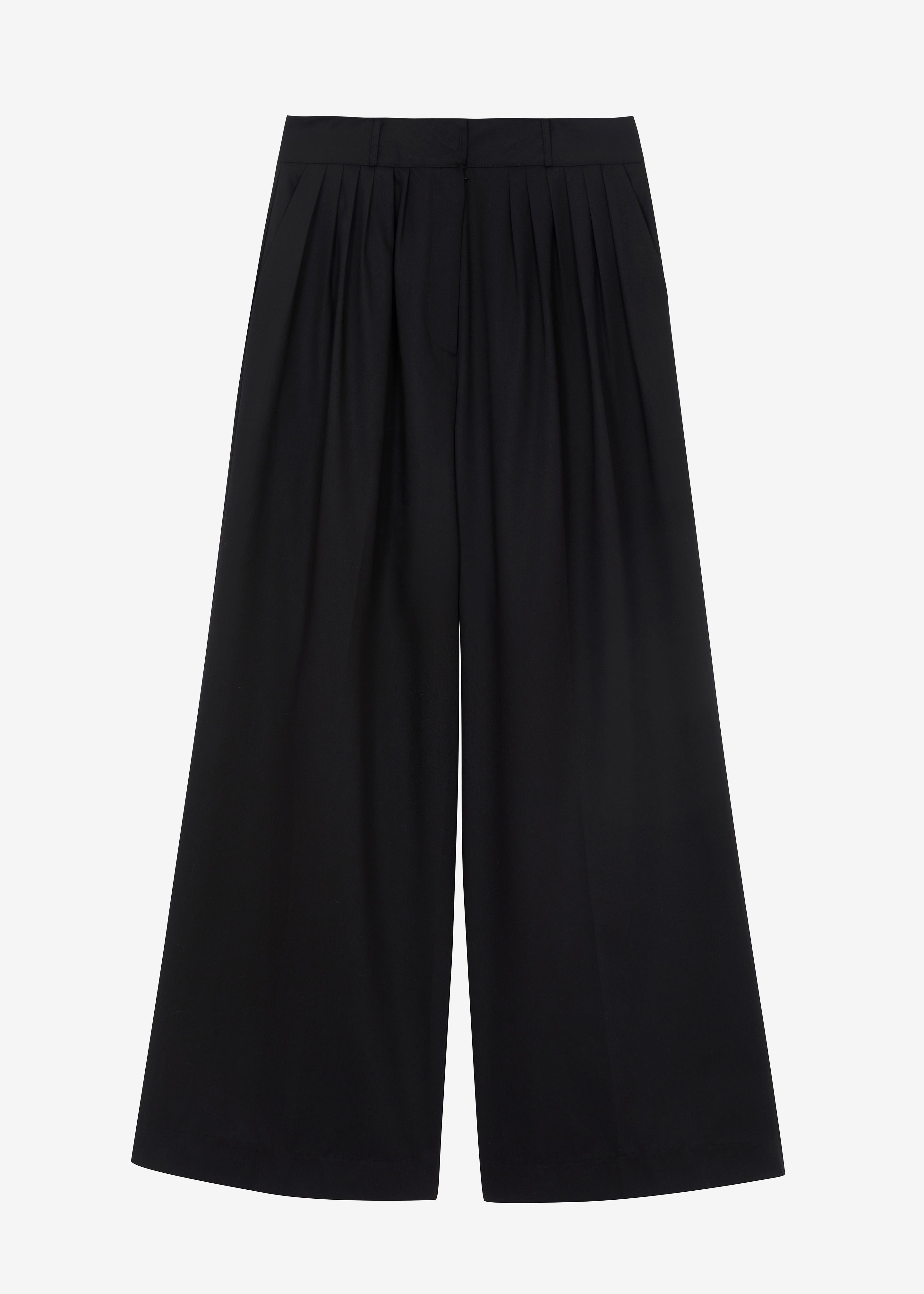 Catalina Pleated Trousers - Black - 15