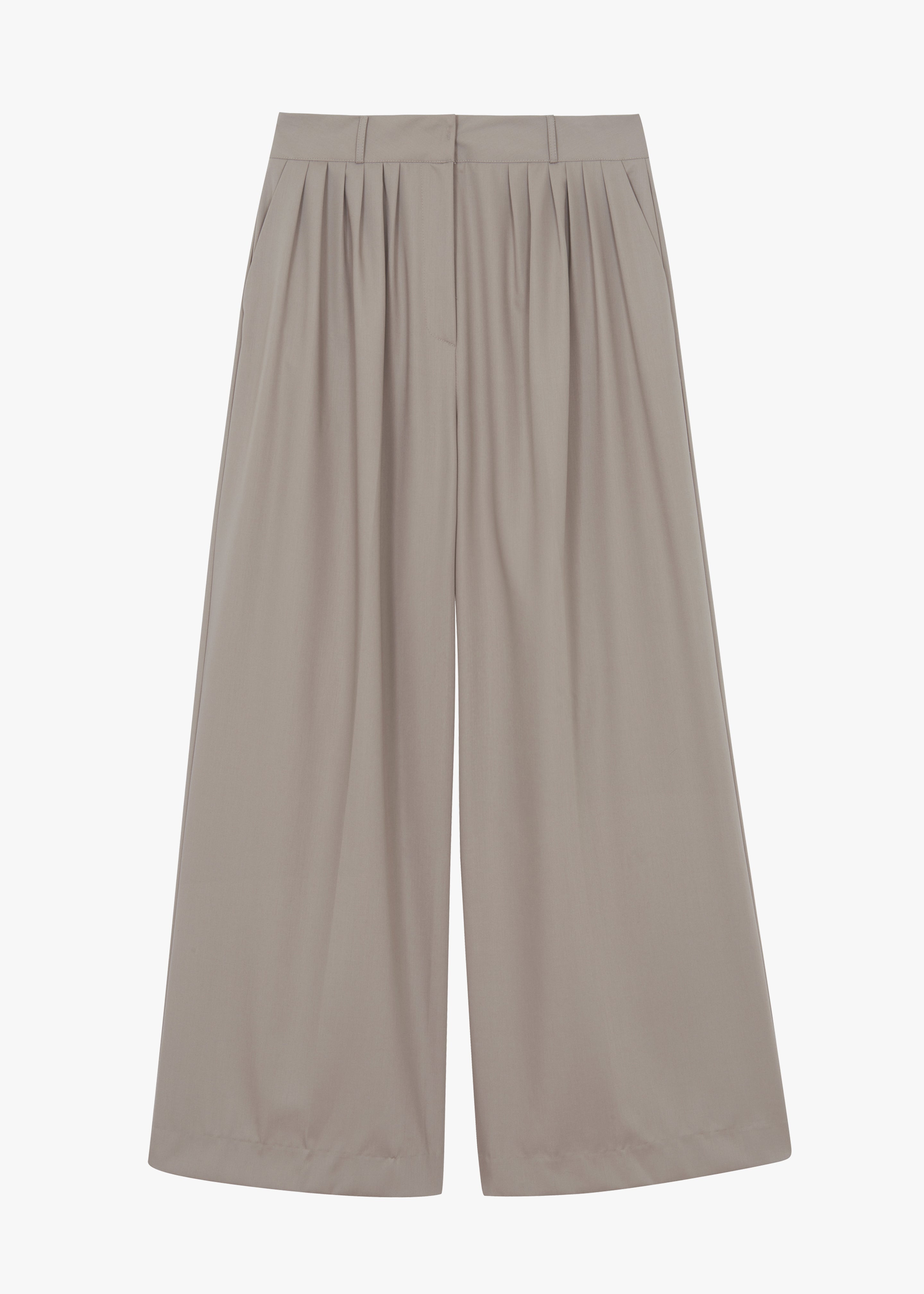 Catalina Pleated Trousers - Grey - 13