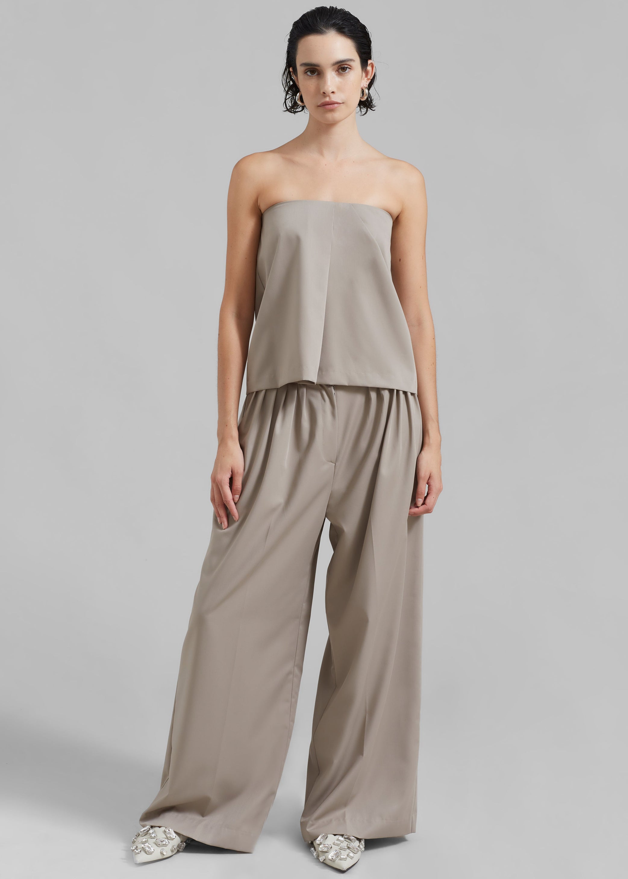 Shop the look image for Catalina Tube Top - Grey