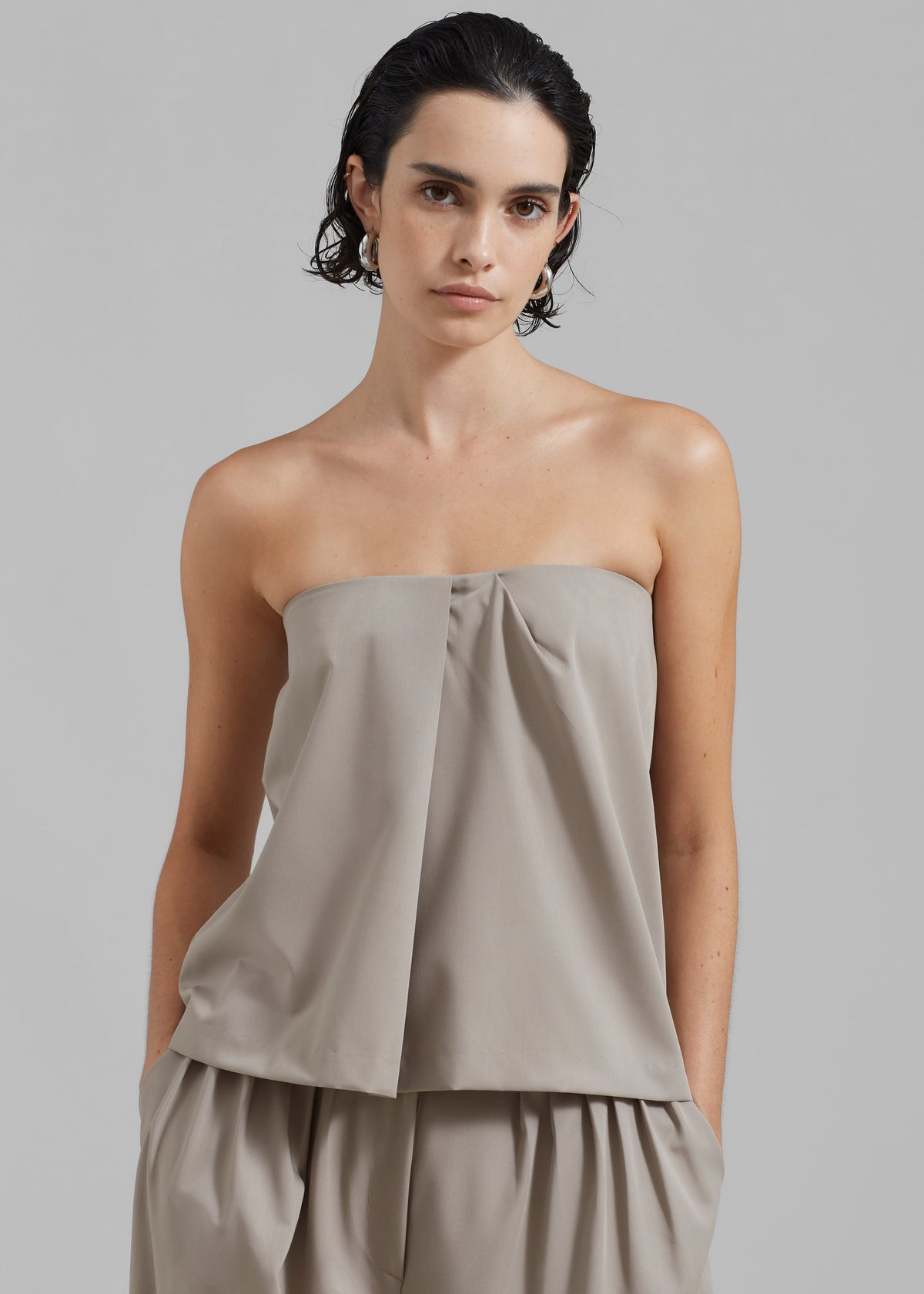 Catalina Tube Top - Grey - 9