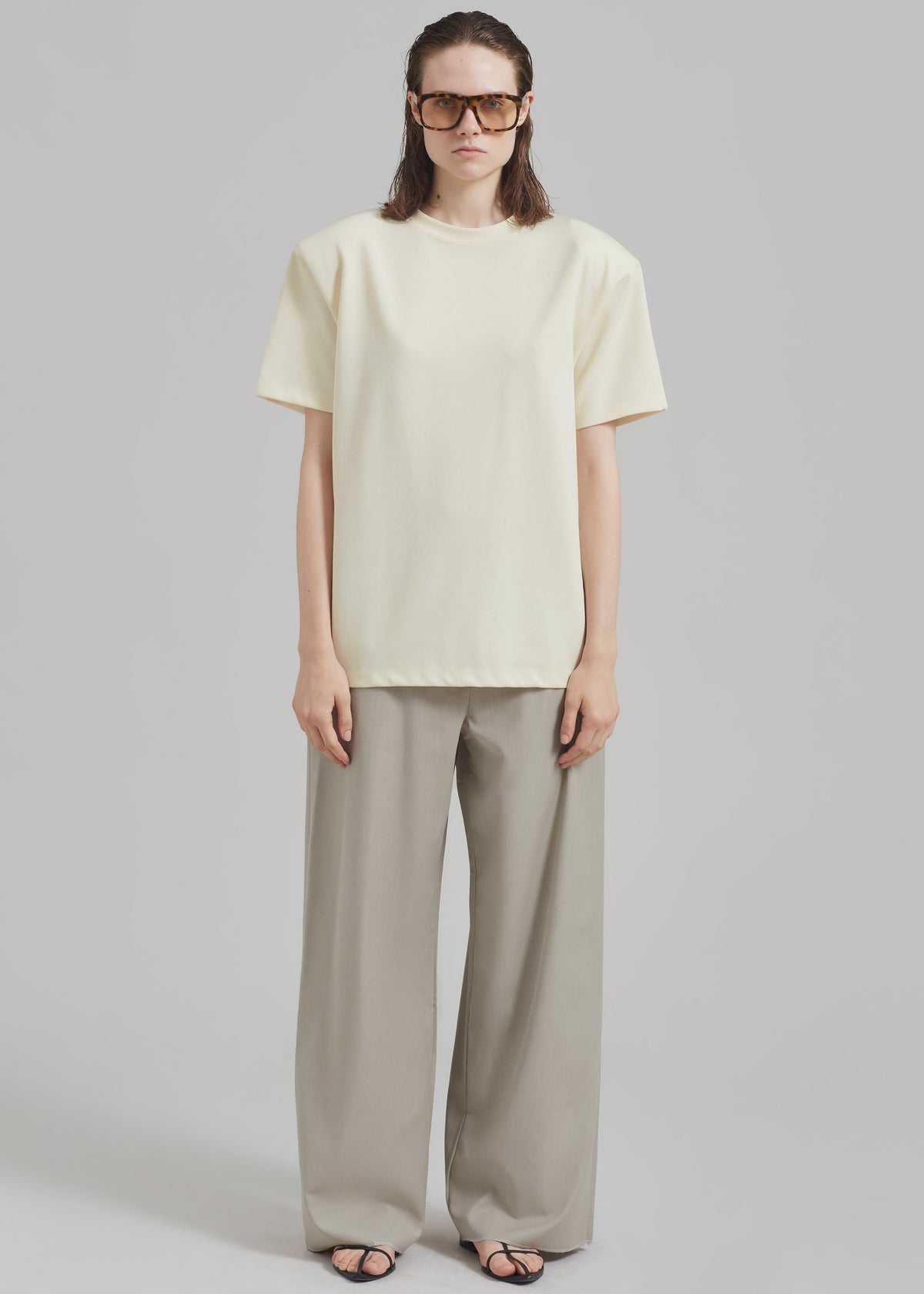 Charlotte Trousers - Beige - 7