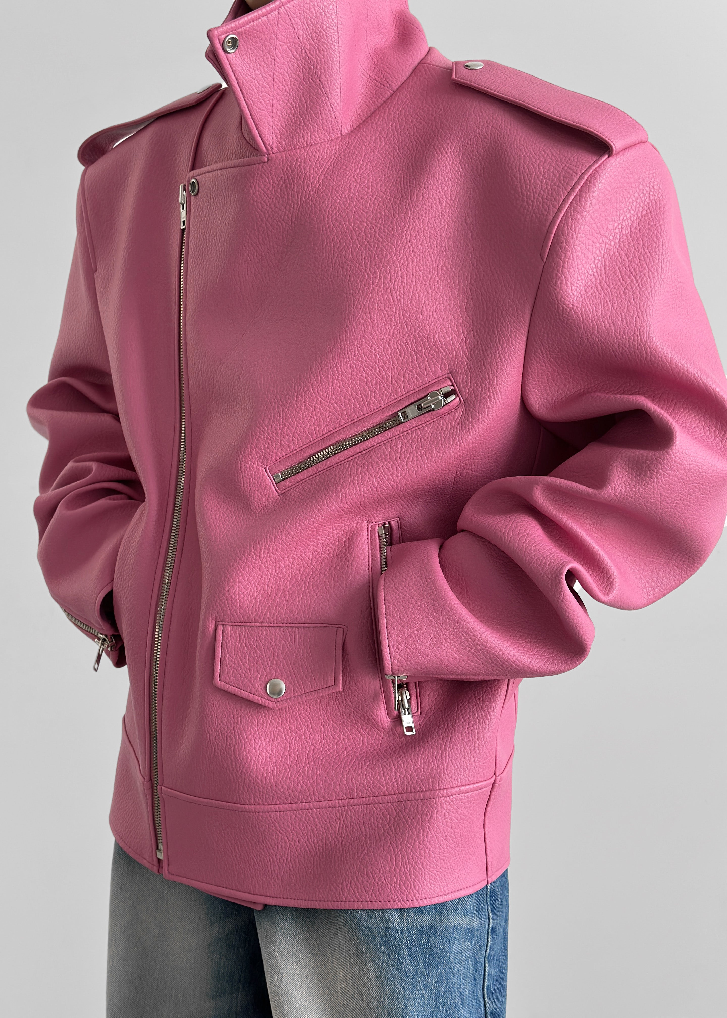 Pink Leather