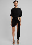 Christopher Esber Arced Palm Micro Skirt - Black