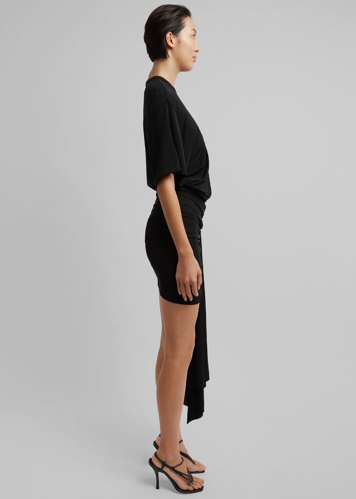 Christopher Esber Arced Palm Micro Skirt - Black - 5