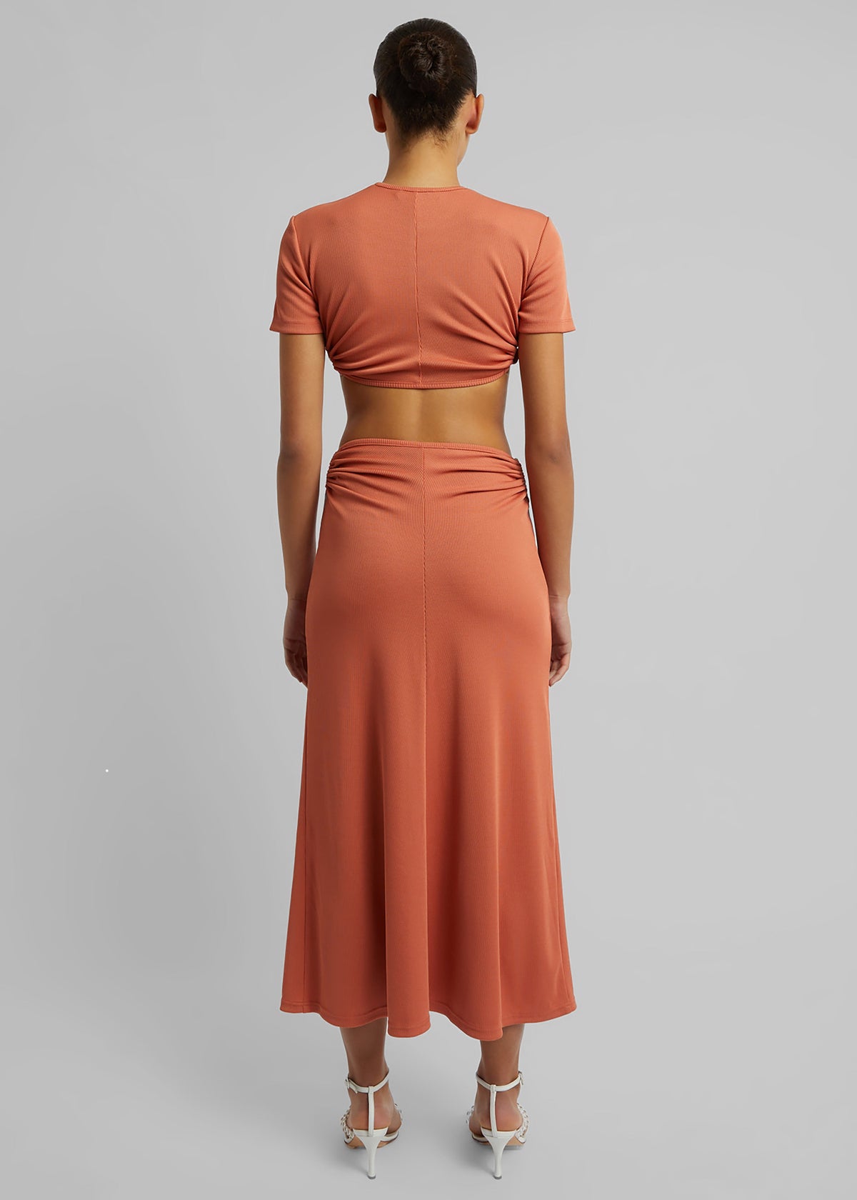 Christopher Esber Crystal Orbit Crop Tee - Carnelian - 5