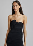 Christopher Esber Encompassed Looped Bodice Dress - Black