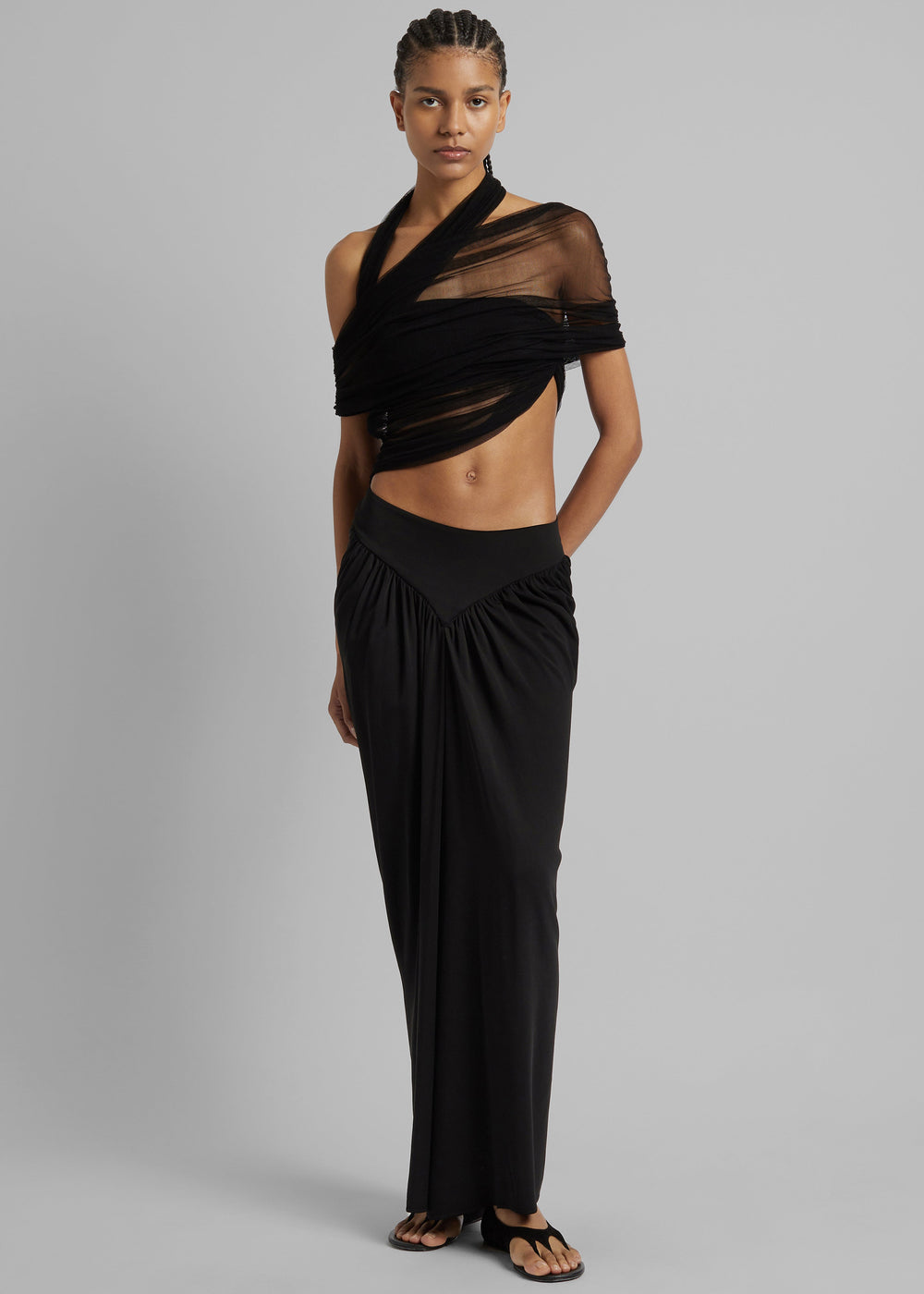 Christopher Esber Magnetica Skirt - Black - 1