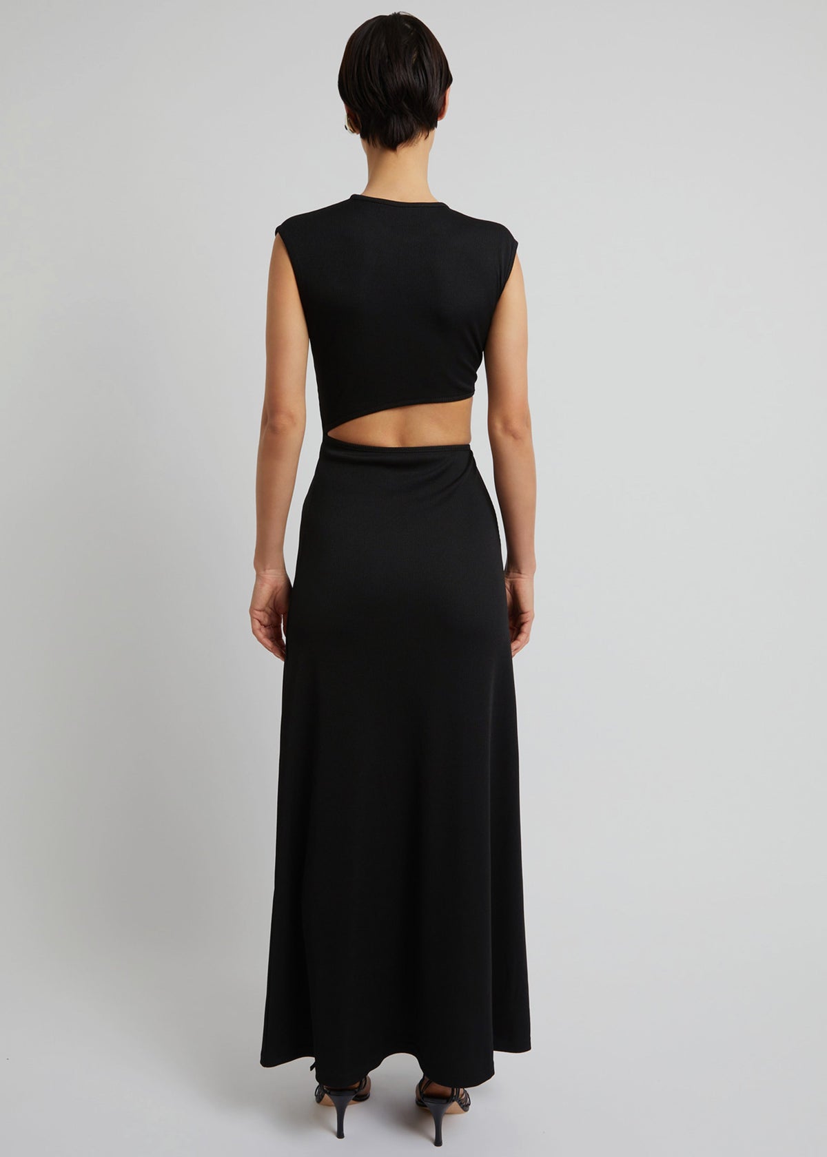 Christopher Esber Ruched Quartz Abacus Dress - Black - 5