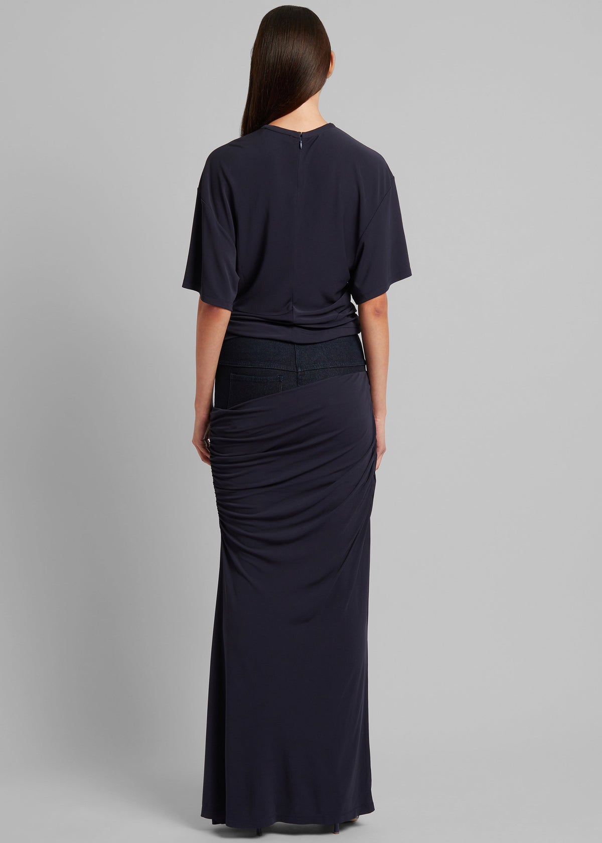 Christopher Esber Side Cowl Waist Tee - Ink - 6