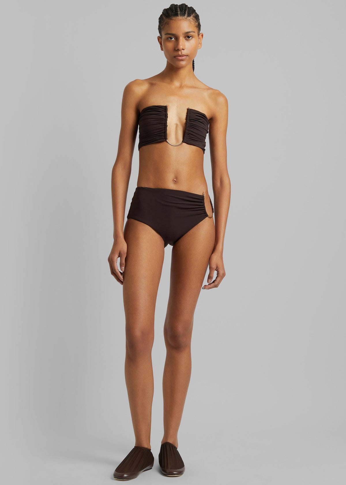 Christopher Esber U Prong Brief - Cacao - 4