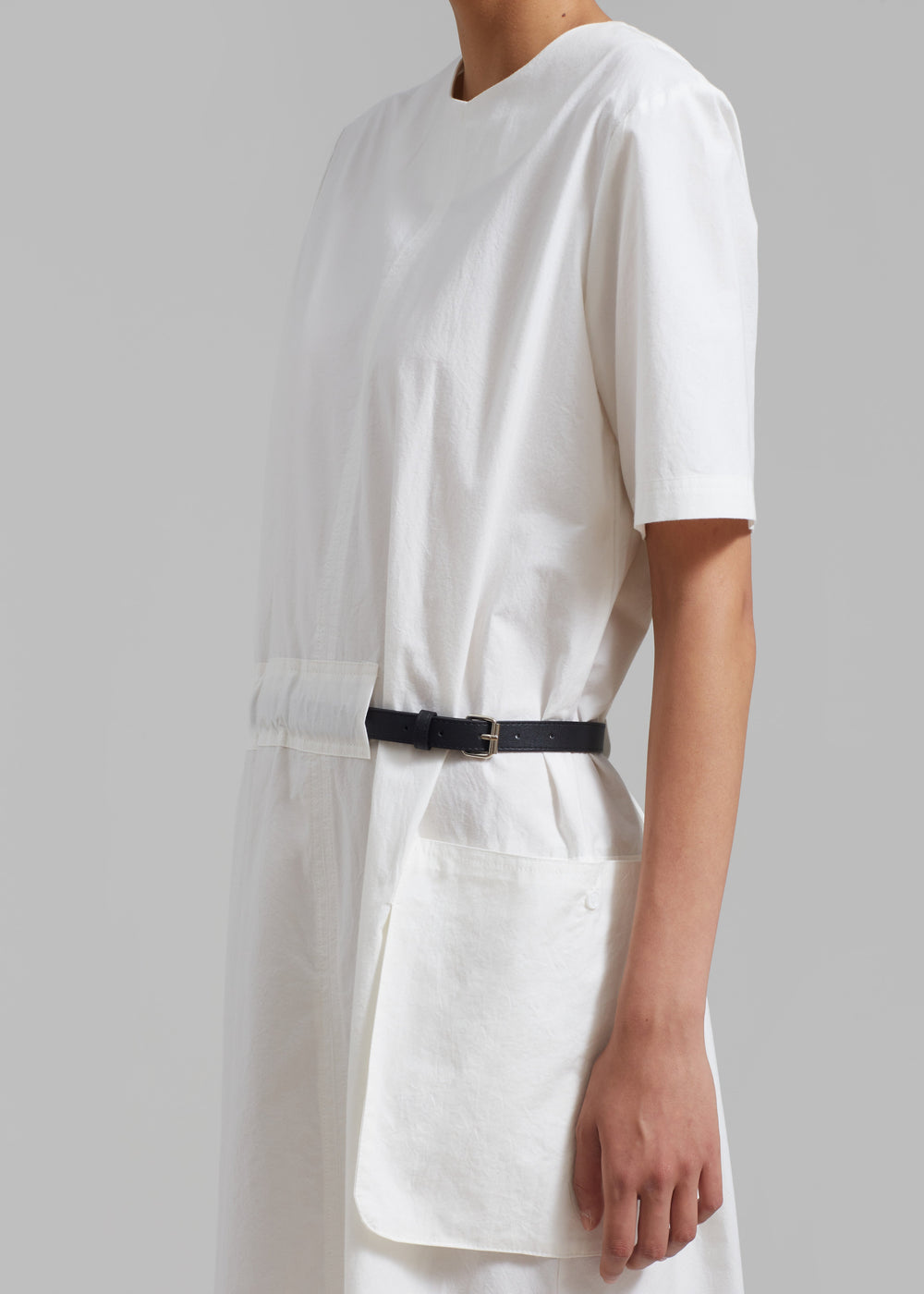 Claire Belted Maxi Dress - White - 1