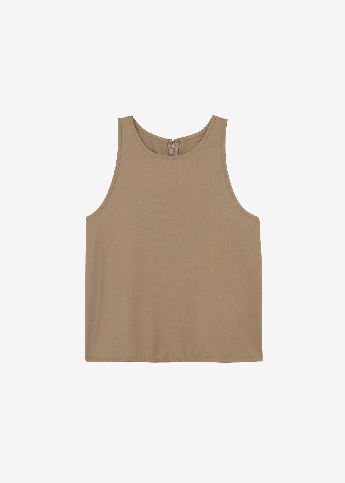 Clay Sleeveless Top - Desert Taupe - 14