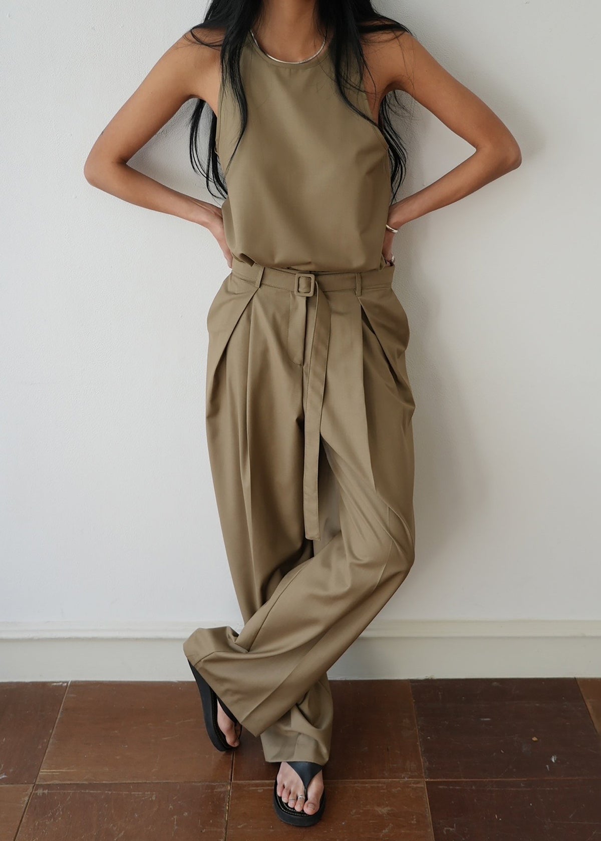 Clay Sleeveless Top - Desert Taupe - 7