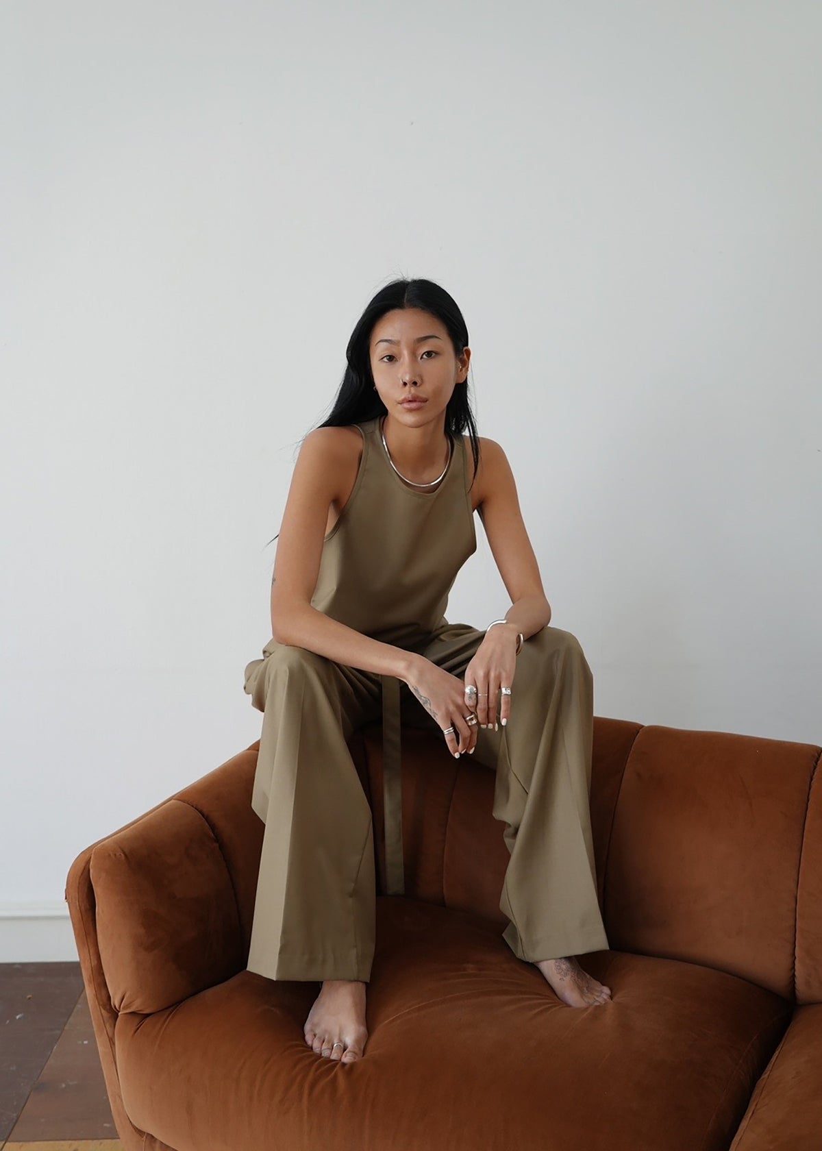 Clay Sleeveless Top - Desert Taupe - 11
