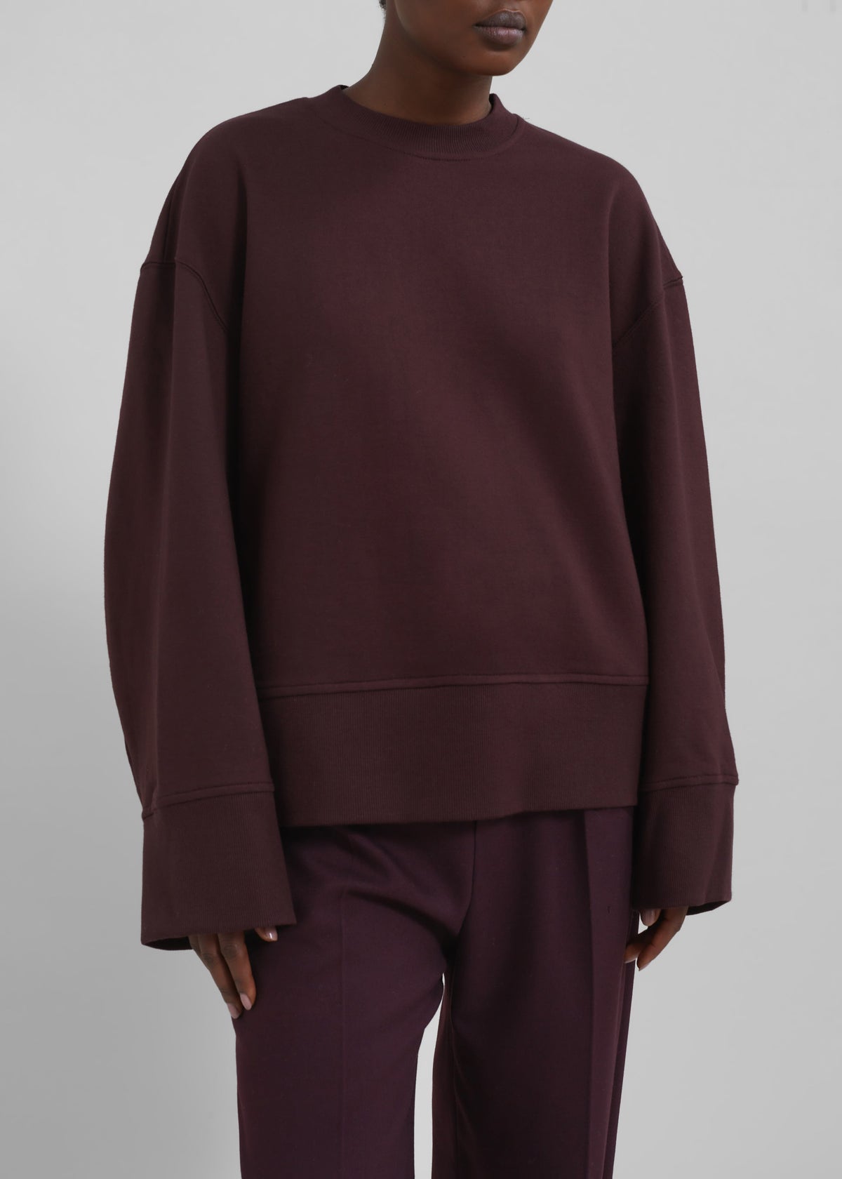 Clea Sweatshirt - Burgundy - 3