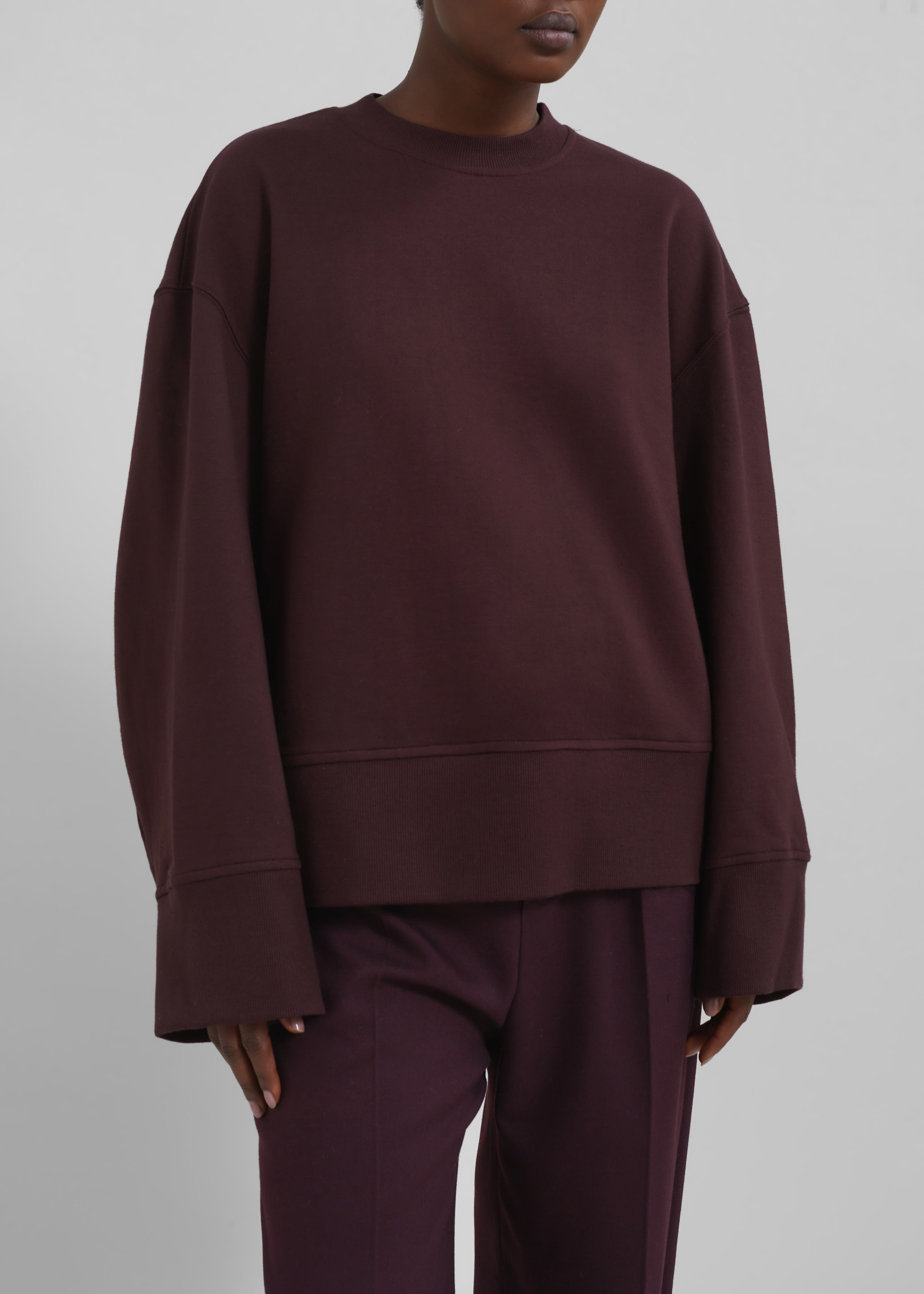 Clea Sweatshirt - Burgundy - 3