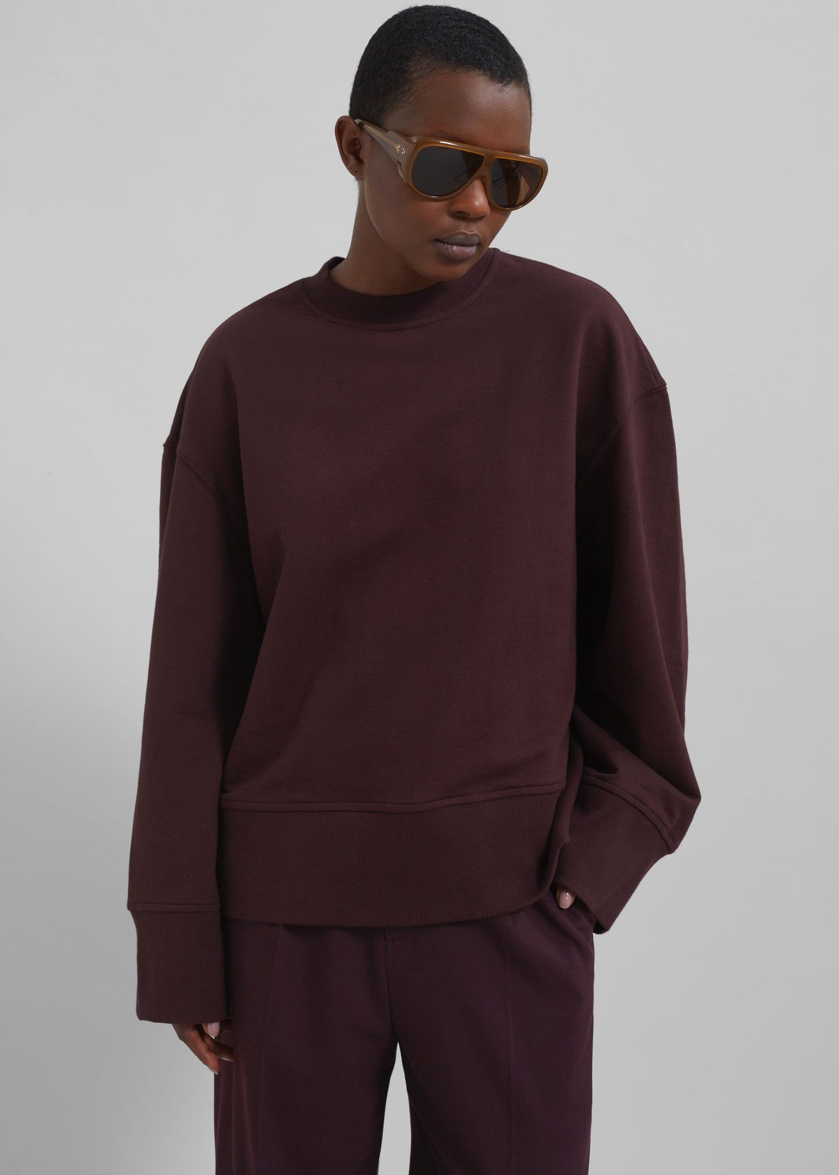 Clea Sweatshirt - Burgundy - 5