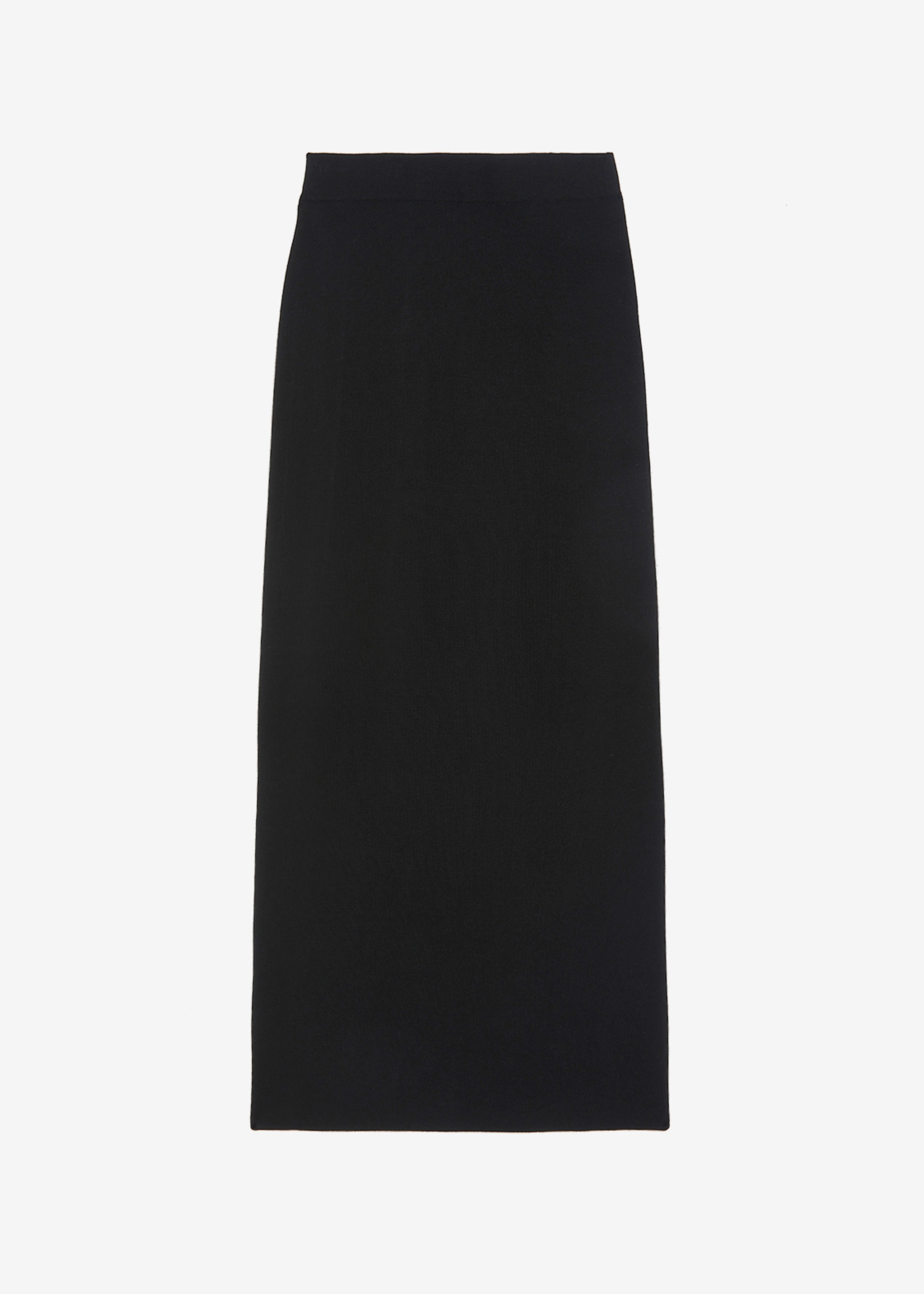Clover Knit Skirt - Black - 7