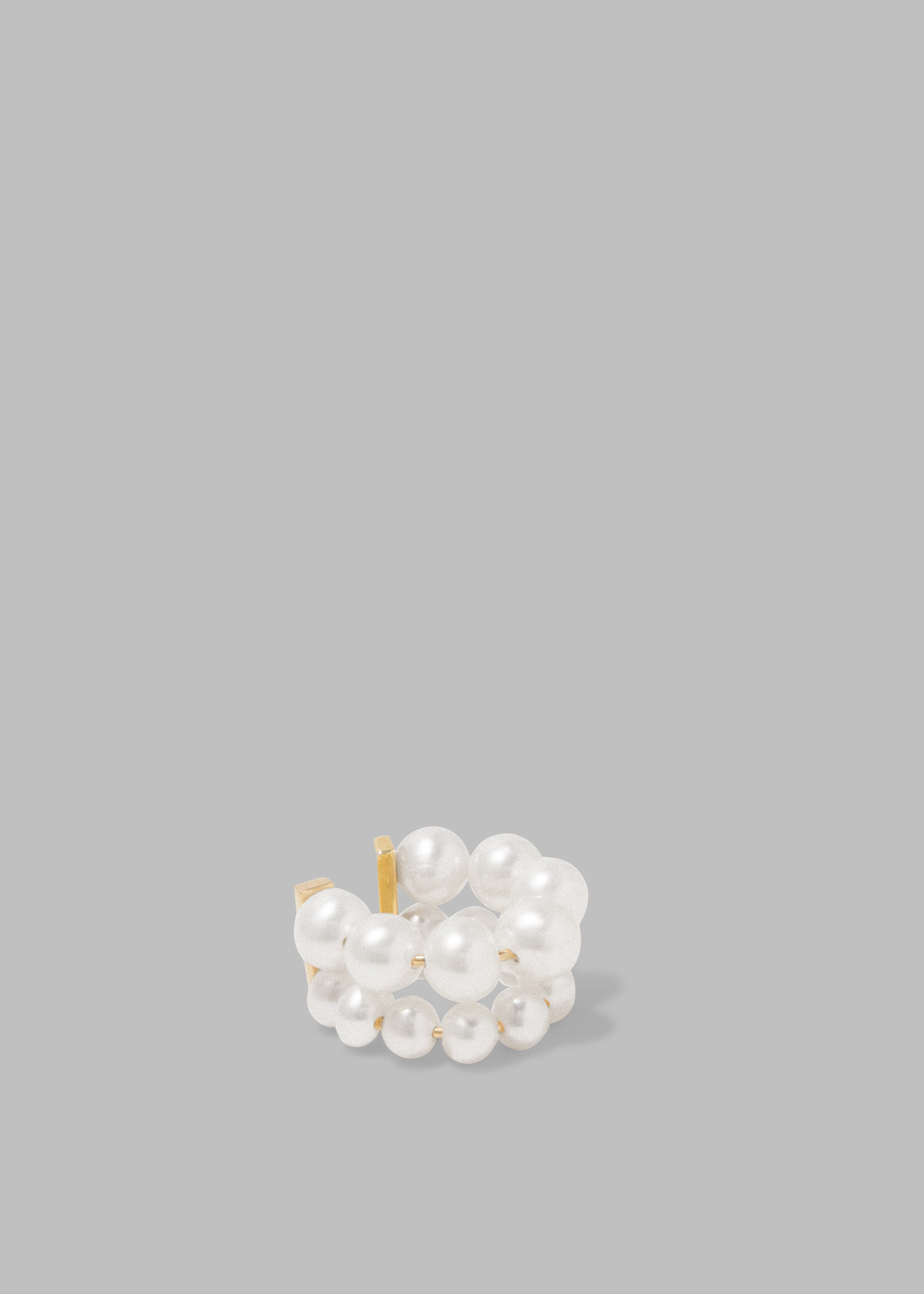 Completedworks Best Mistake Ear Cuff - Pearl/Gold Vermeil - 1