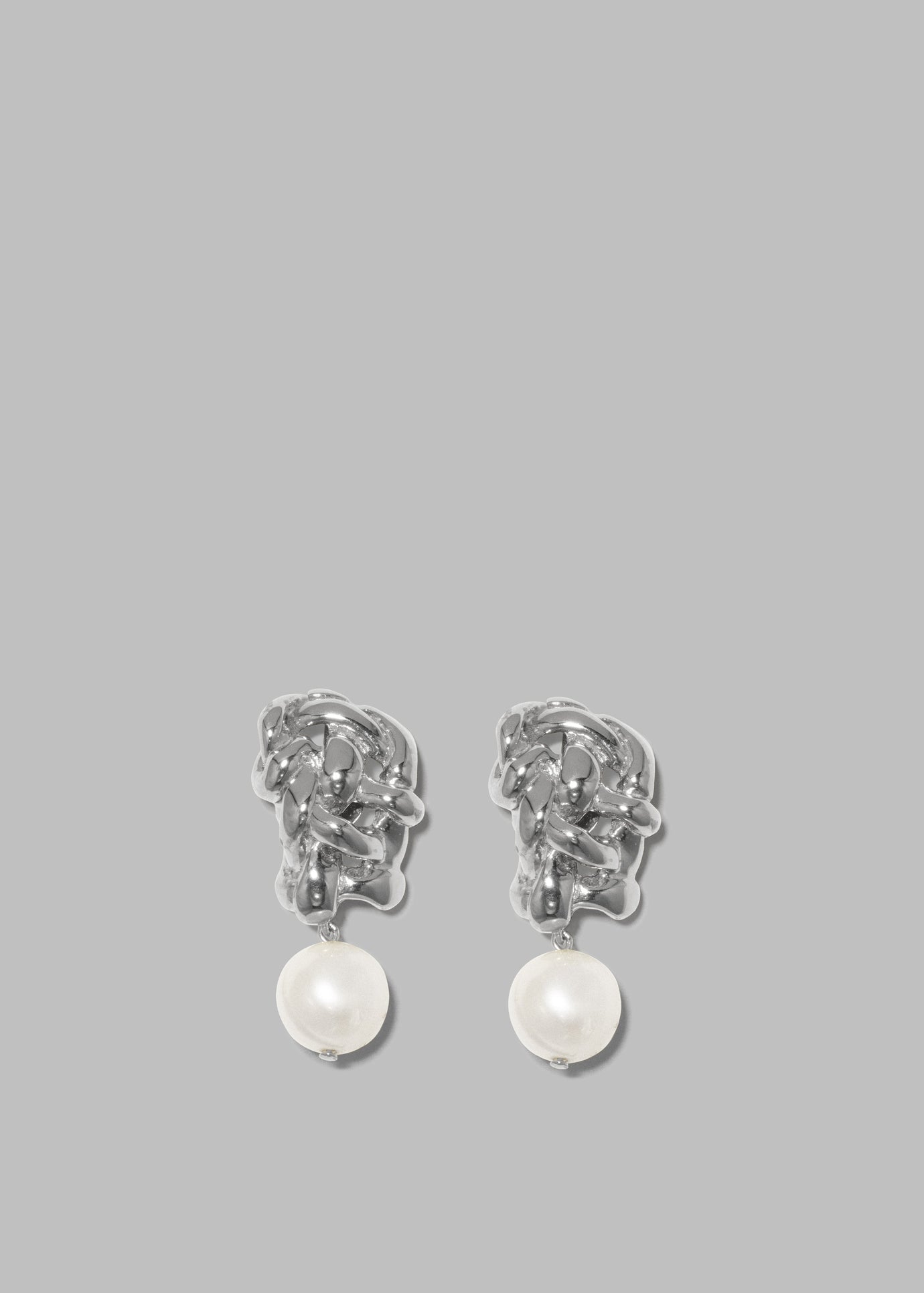 Completedworks The Paths of Memory Earrings - Pearl/Rhodium