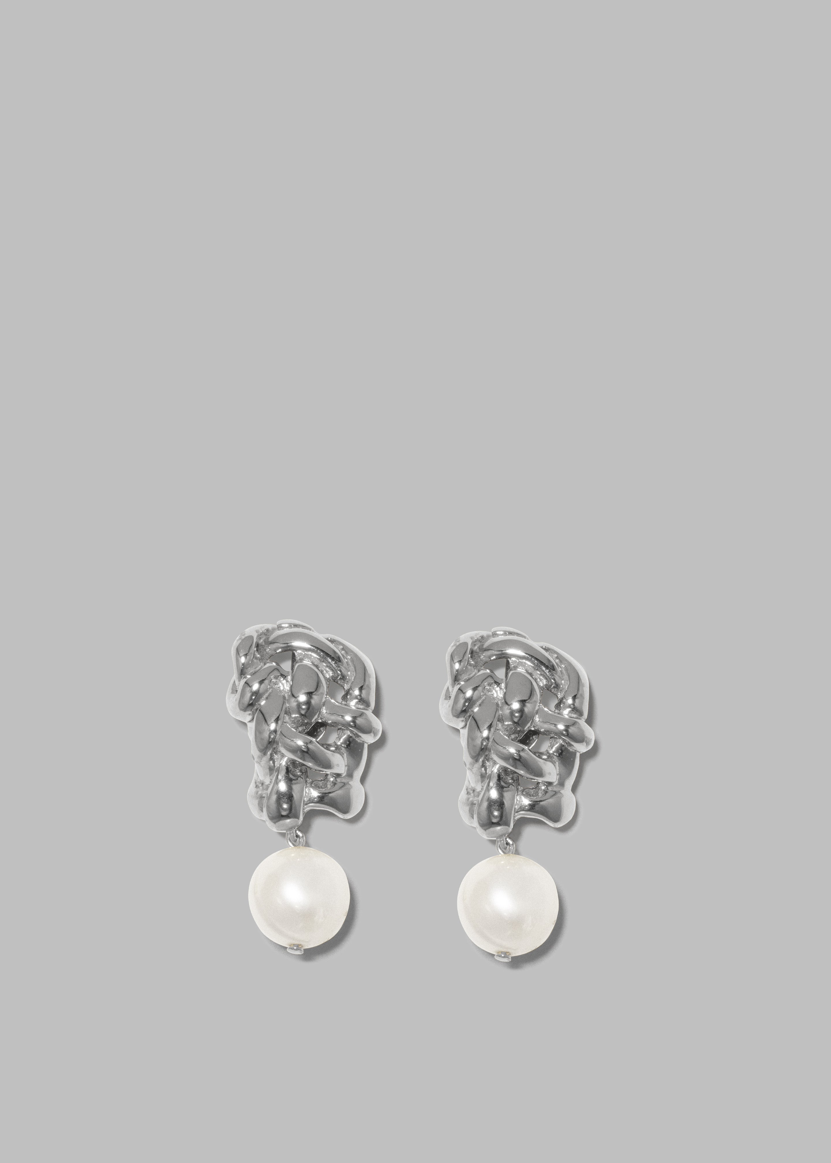 Completedworks The Paths of Memory Earrings - Pearl/Rhodium - 1