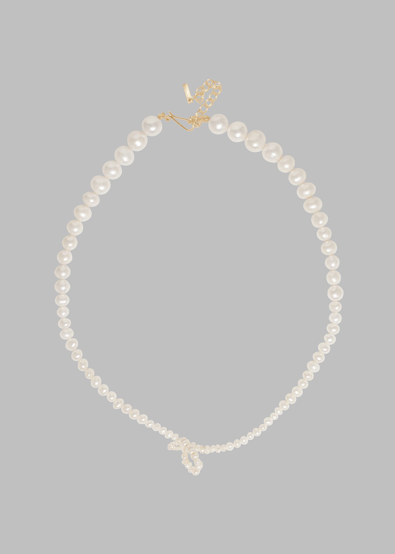 Completedworks Loop-The-Loop Necklace - Pearl/Gold Vermeil