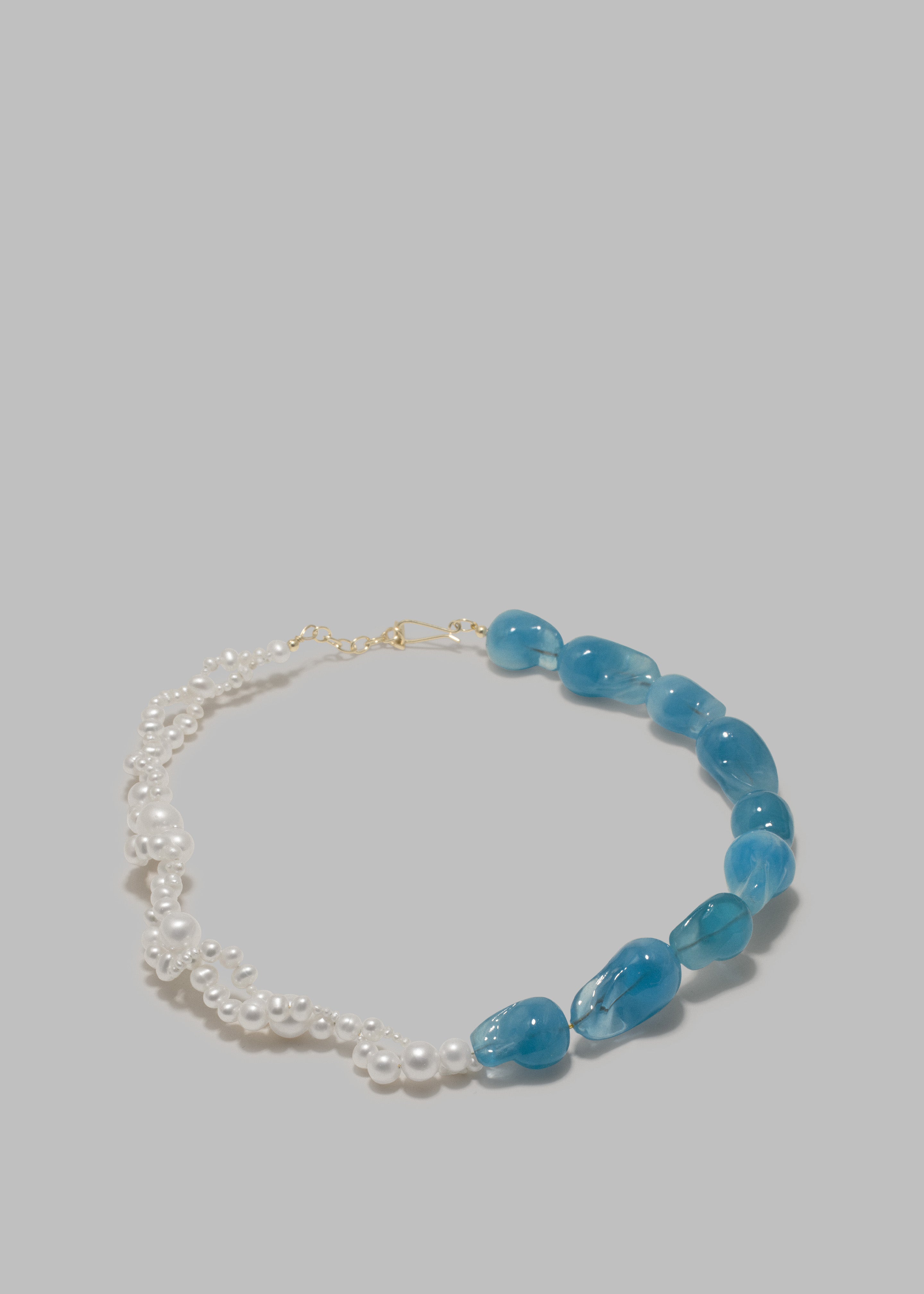 Completedworks Parade of Possibilities II Necklace - Pearl/Blue - 1