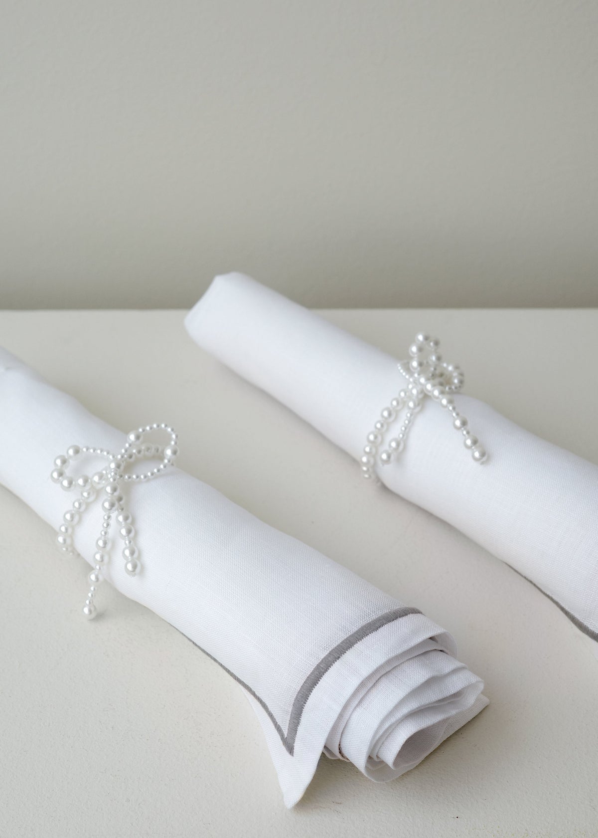 Completedworks Set of Two Napkin Rings - Pearl - 1
