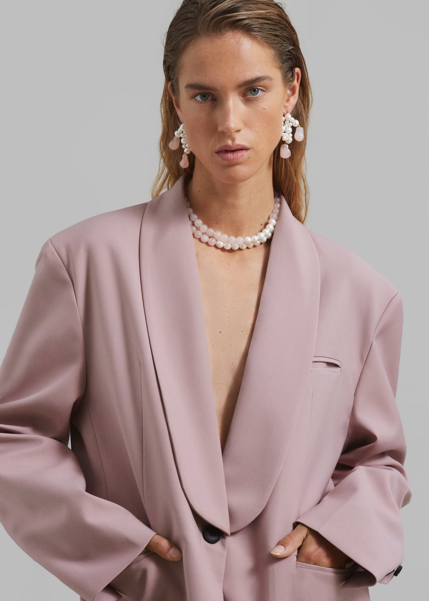 Completedworks (Some Lost) Time Necklace - Rose Quartz - 1