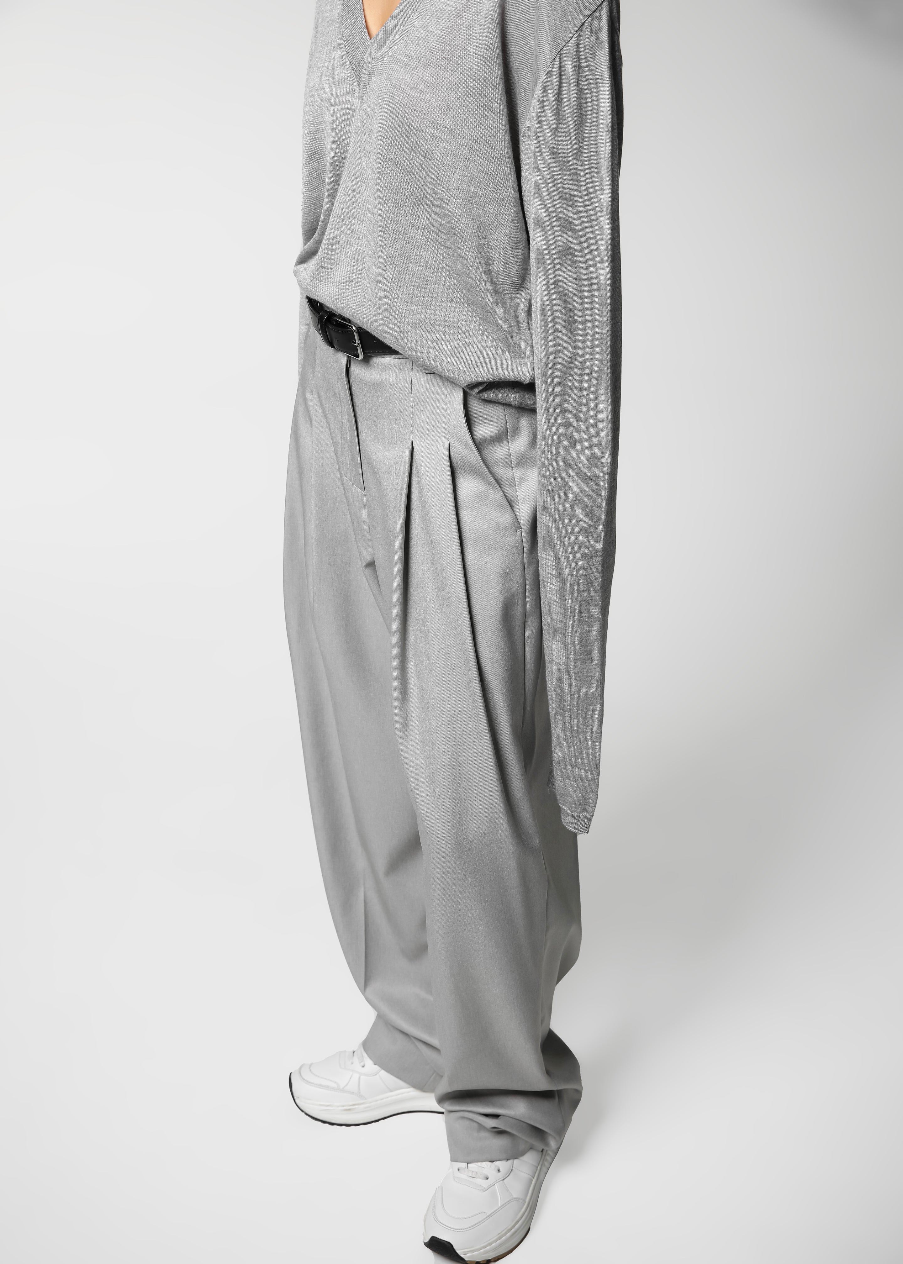 Cooper Pintuck Trousers - Grey - 6