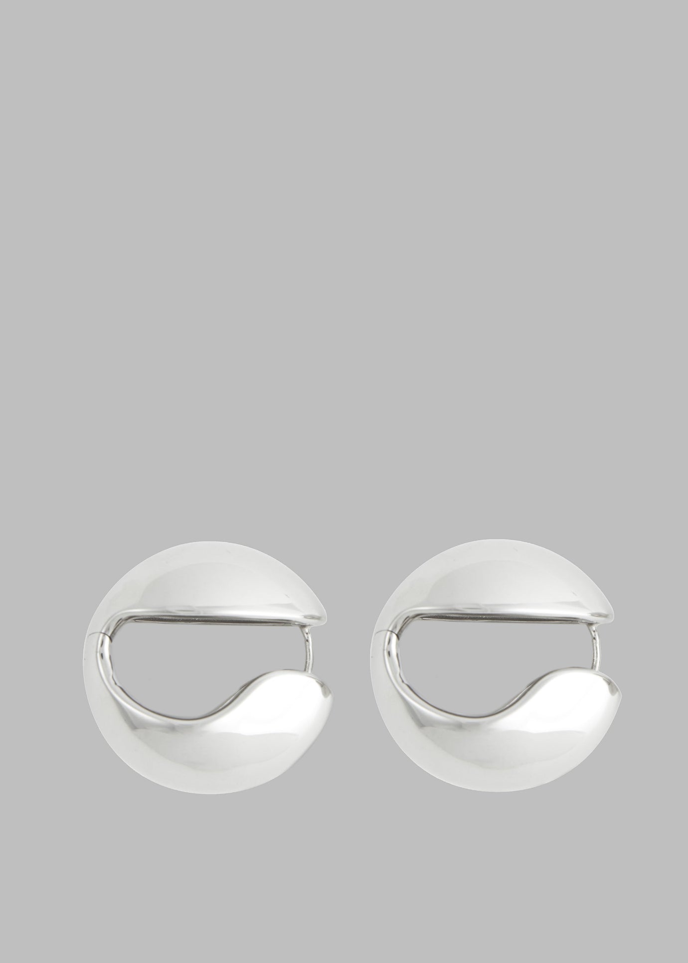 Coperni Logo Earrings - Silver - 1