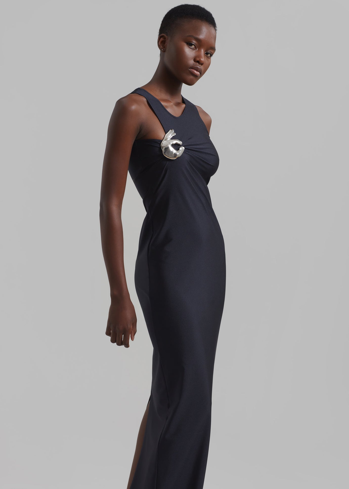 Coperni Single Emoji Dress - Black