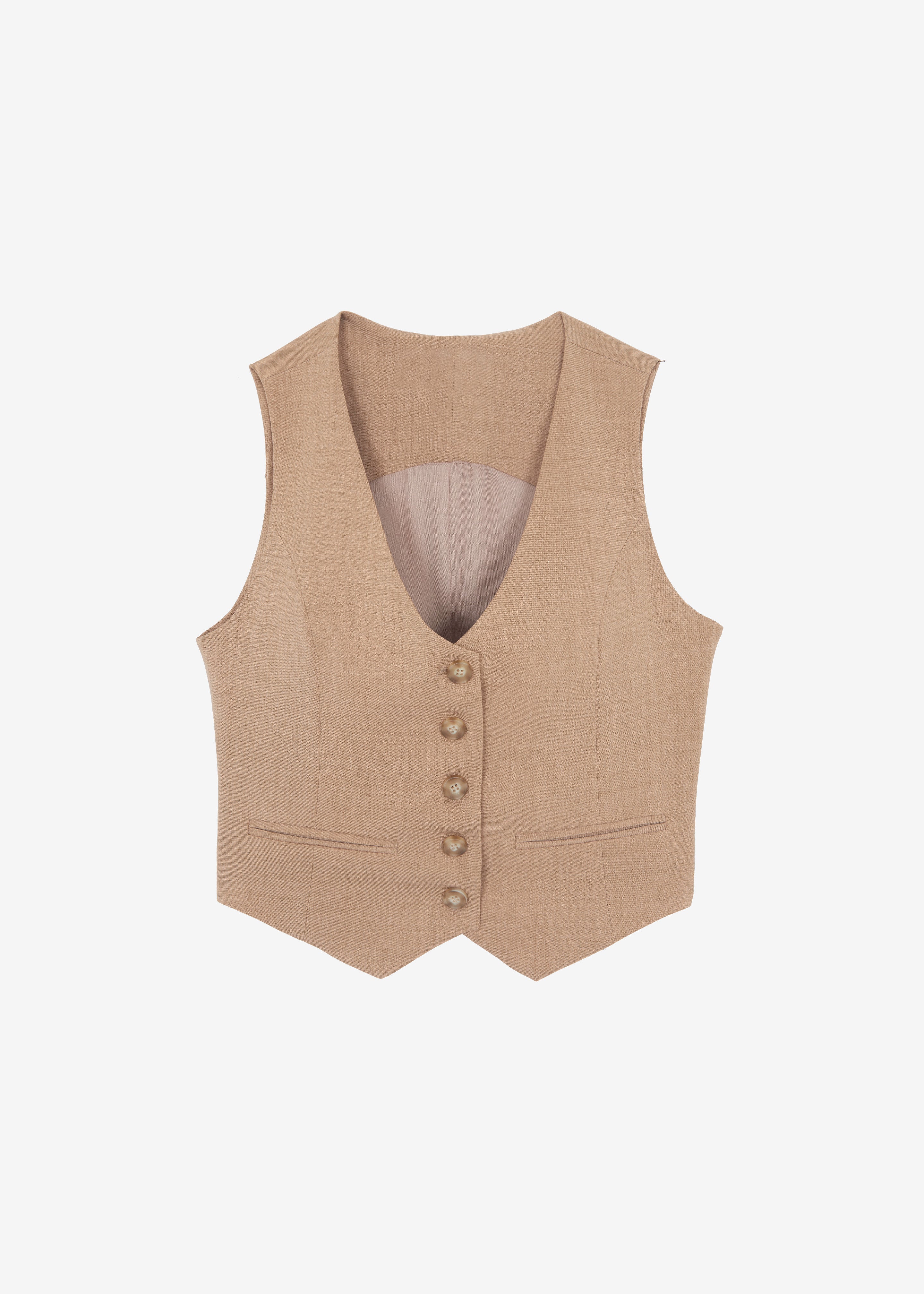 Cornelia Vest - Brown - 11