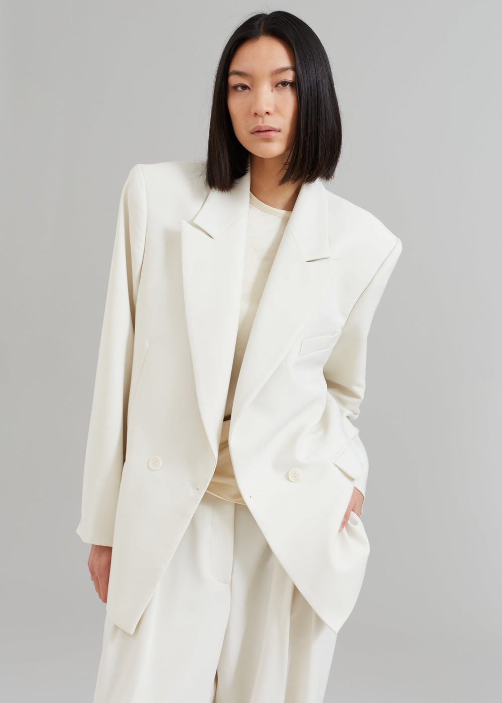 Corrin Blazer - Ivory