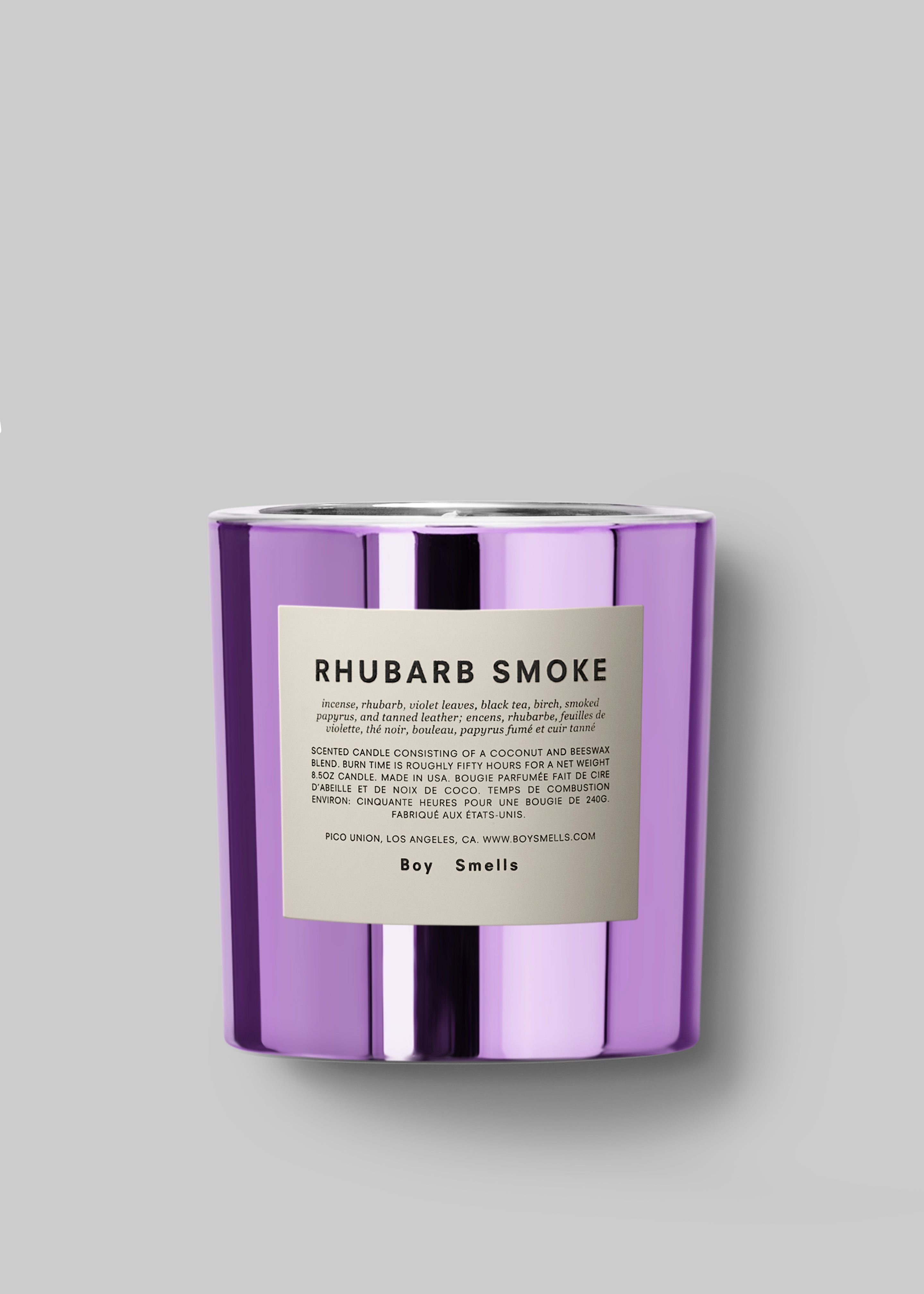 Boy Smells Rhubarb Smoke Candle - 1