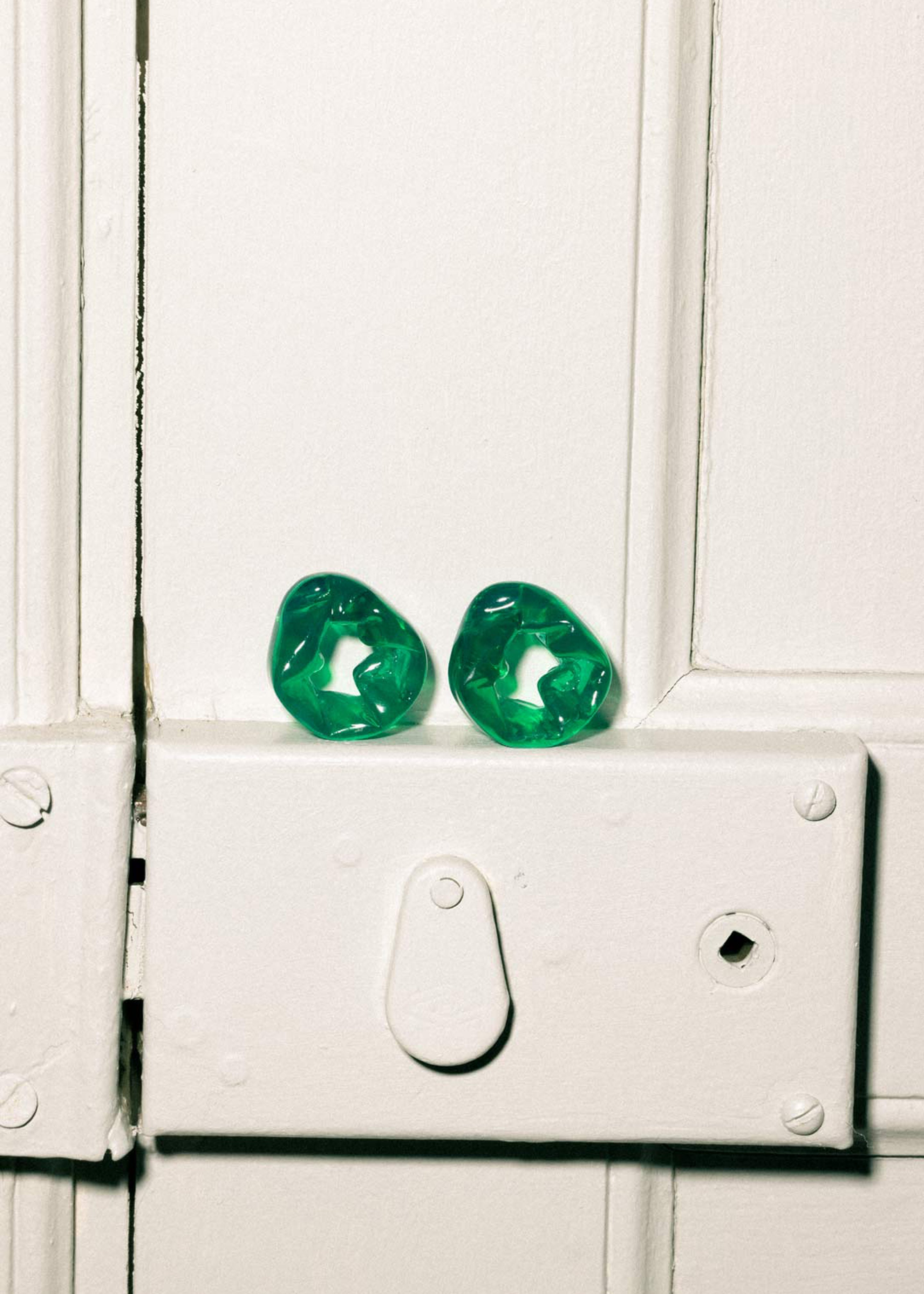 Completedworks Scrunch Bio-Resin Earrings - Green - 3