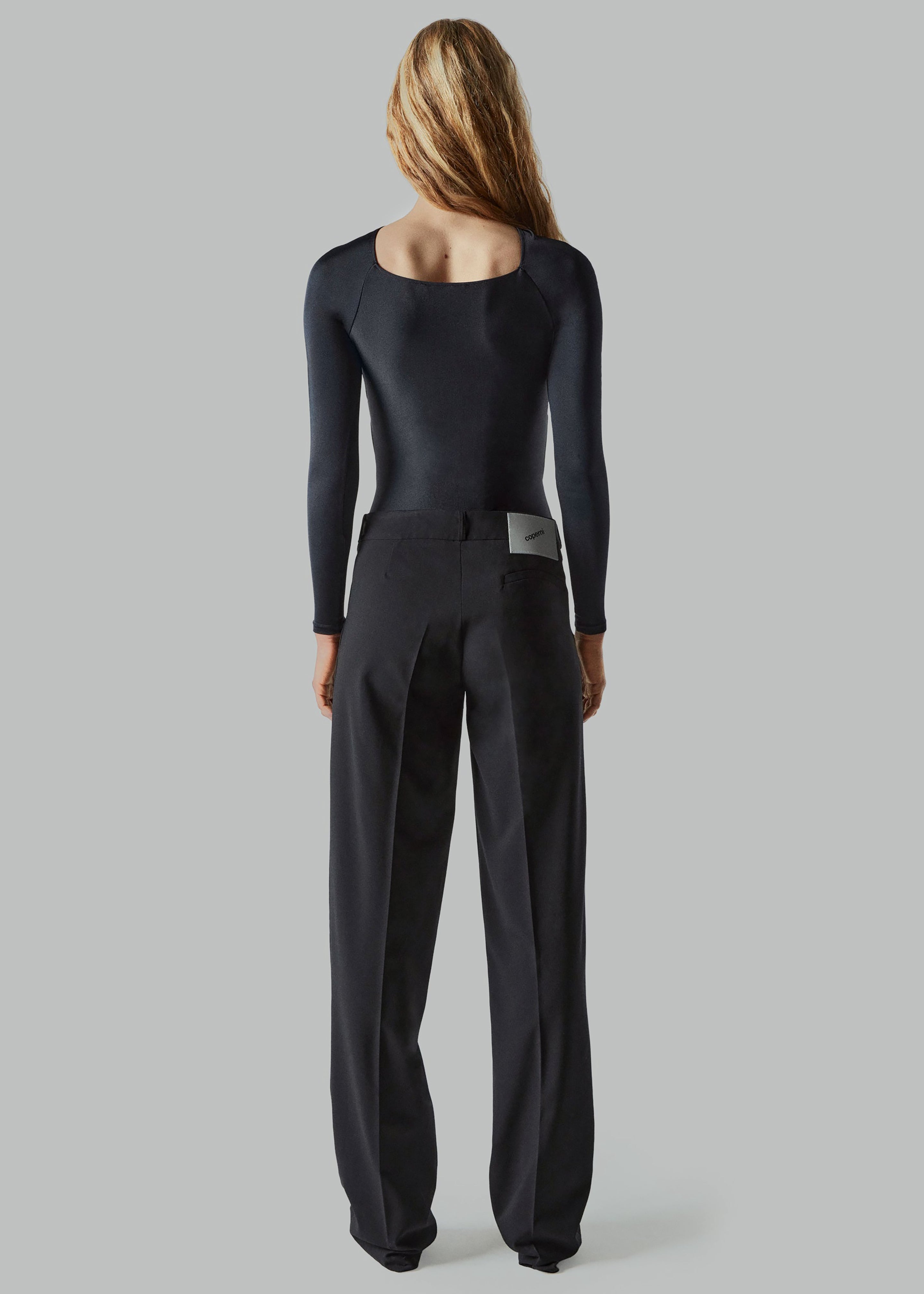 Coperni Cut-Out Jersey Bodysuit - Black - 6