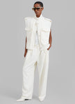 Dakota Pleated Pants - Ivory