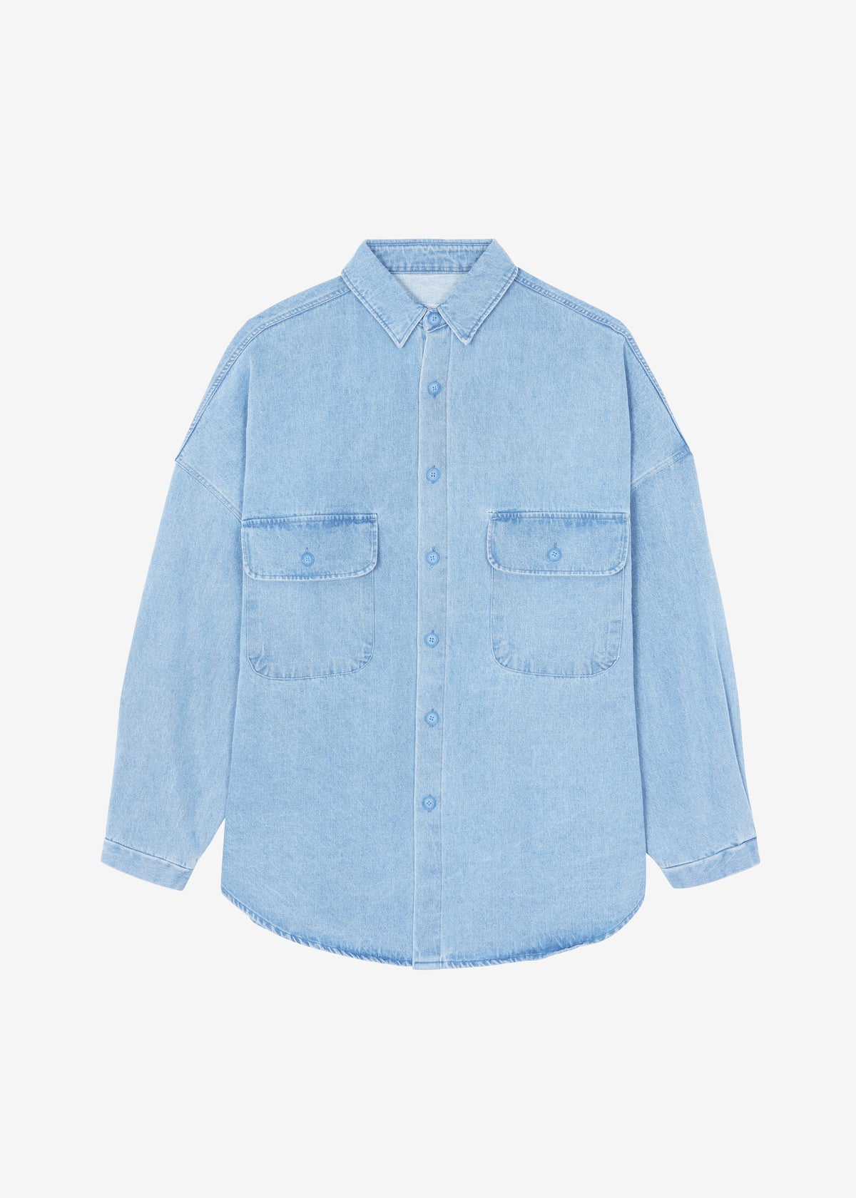 Dallas Denim Overshirt - Worn Wash - 8